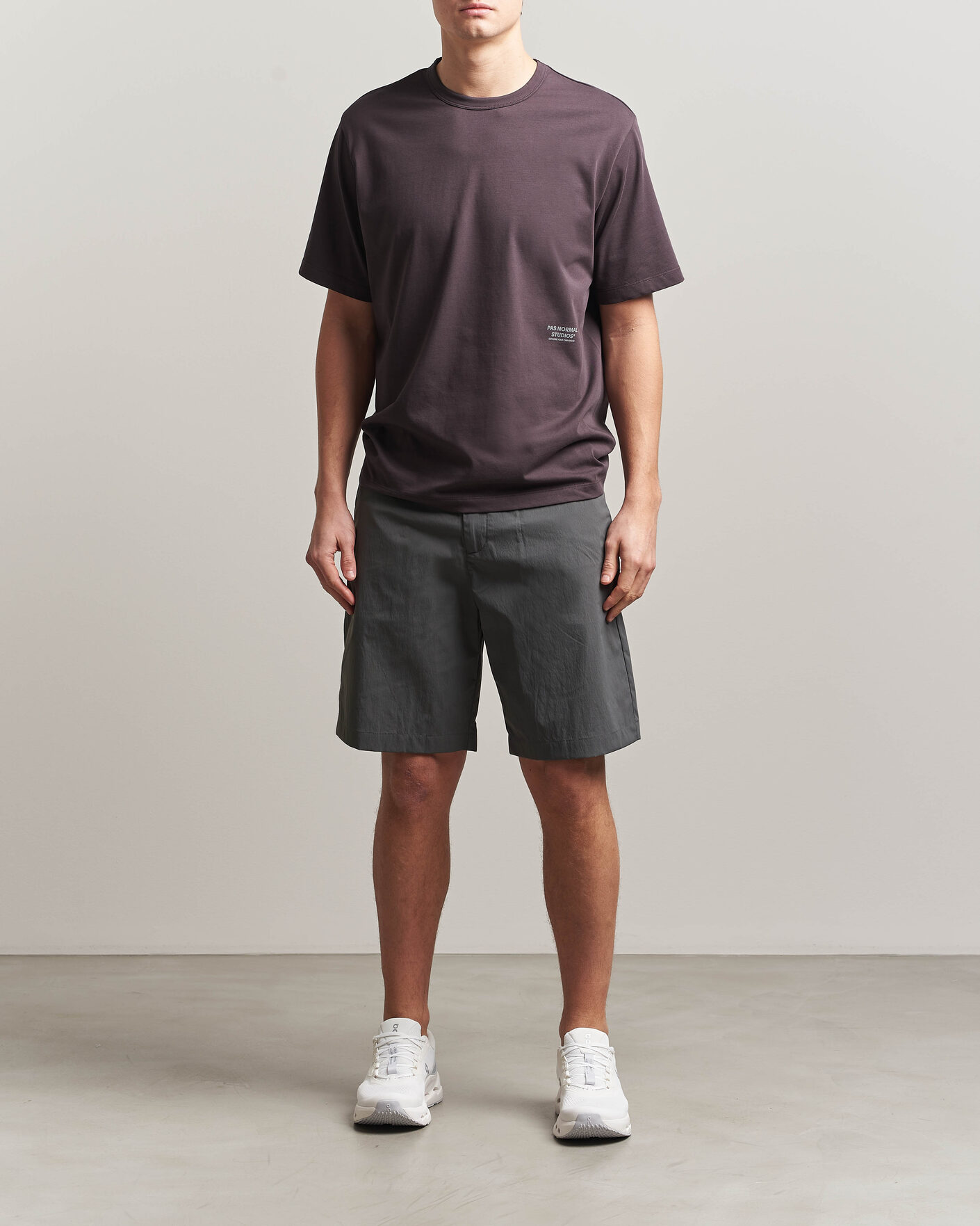 Herr | T-Shirts | Pas Normal Studios | Off Race Cotton Tech T-Shirt Dark Purple
