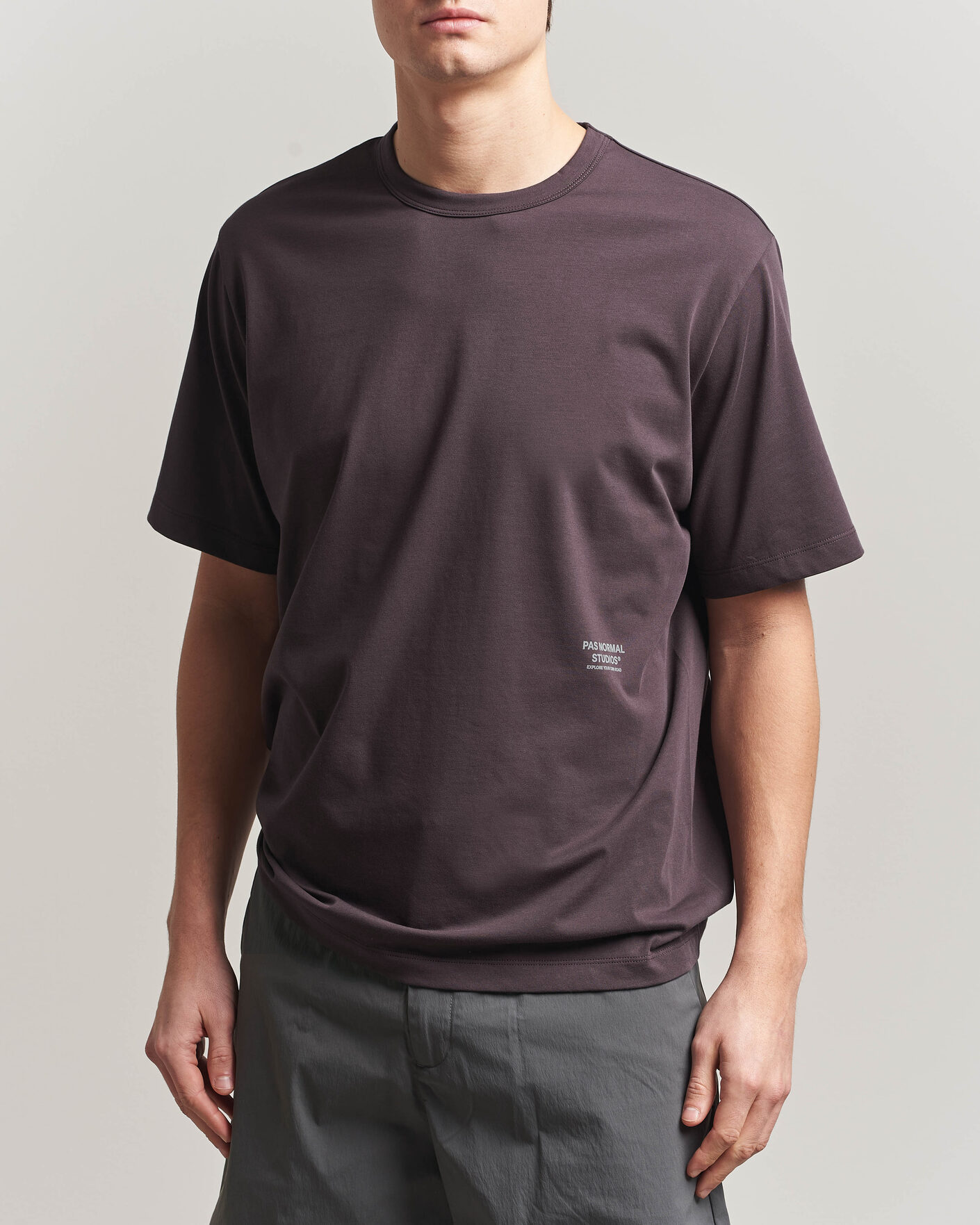 Herr | T-Shirts | Pas Normal Studios | Off Race Cotton Tech T-Shirt Dark Purple