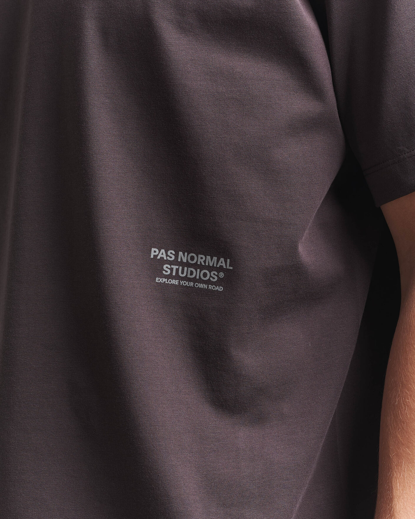 Herr | T-Shirts | Pas Normal Studios | Off Race Cotton Tech T-Shirt Dark Purple