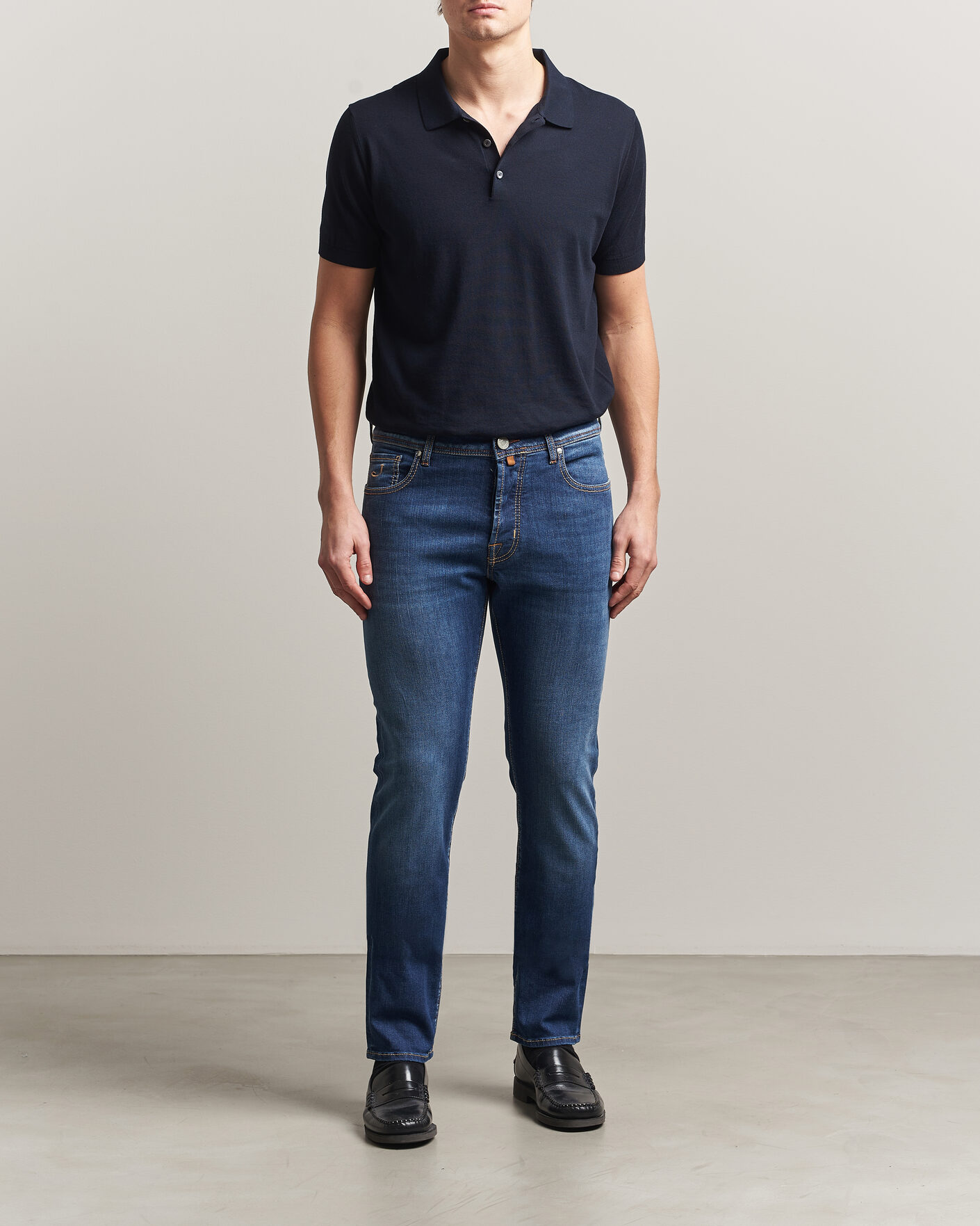 Herr | Byxor | Jacob Cohën | Bard Slim Fit Super Stretch Jeans Medium Vintage