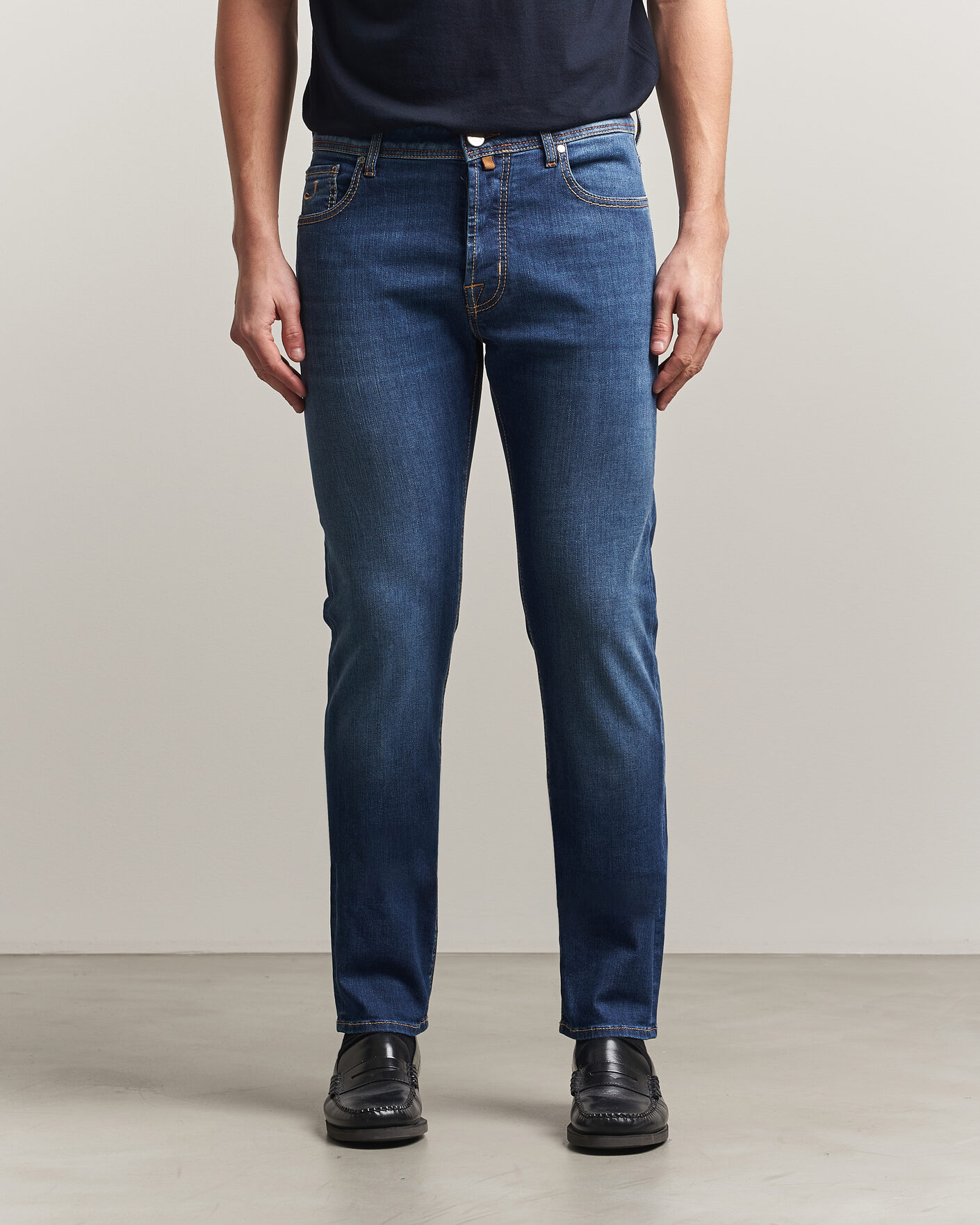 Herr | Byxor | Jacob Cohën | Bard Slim Fit Super Stretch Jeans Medium Vintage