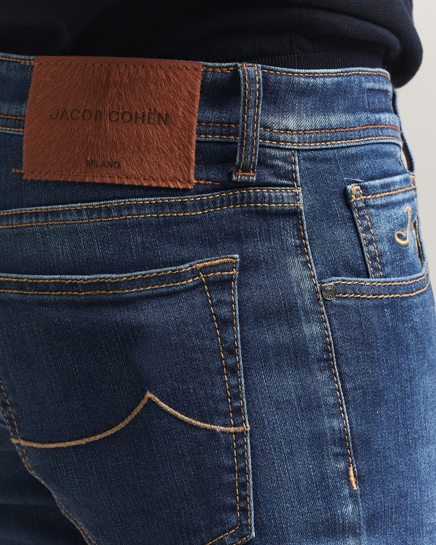 Herr | Byxor | Jacob Cohën | Bard Slim Fit Super Stretch Jeans Medium Vintage