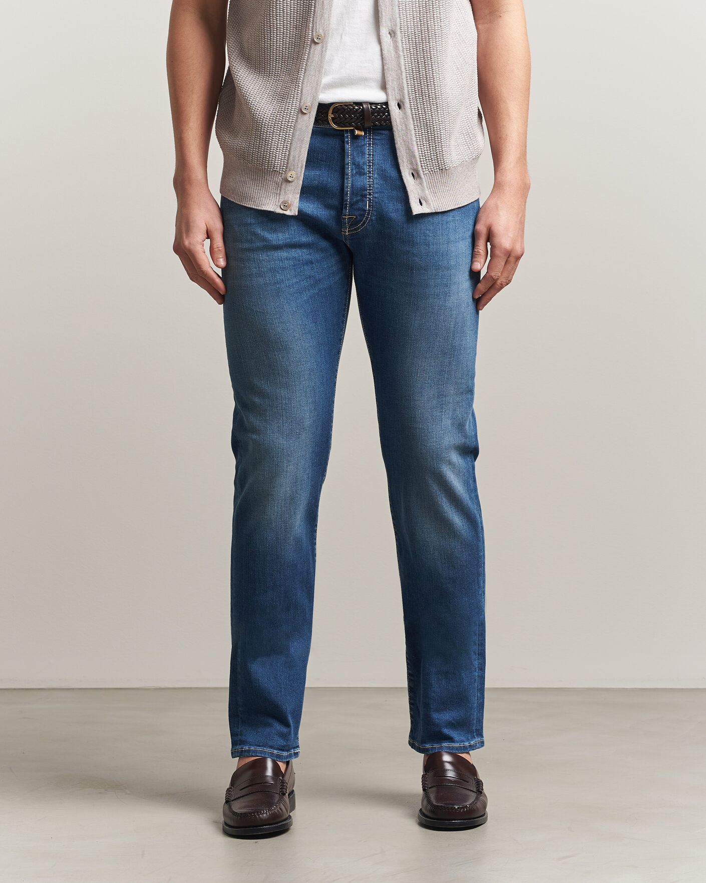 Herr | Byxor | Jacob Cohën | Bard Slim Fit Super Stretch Jeans Light Vintage