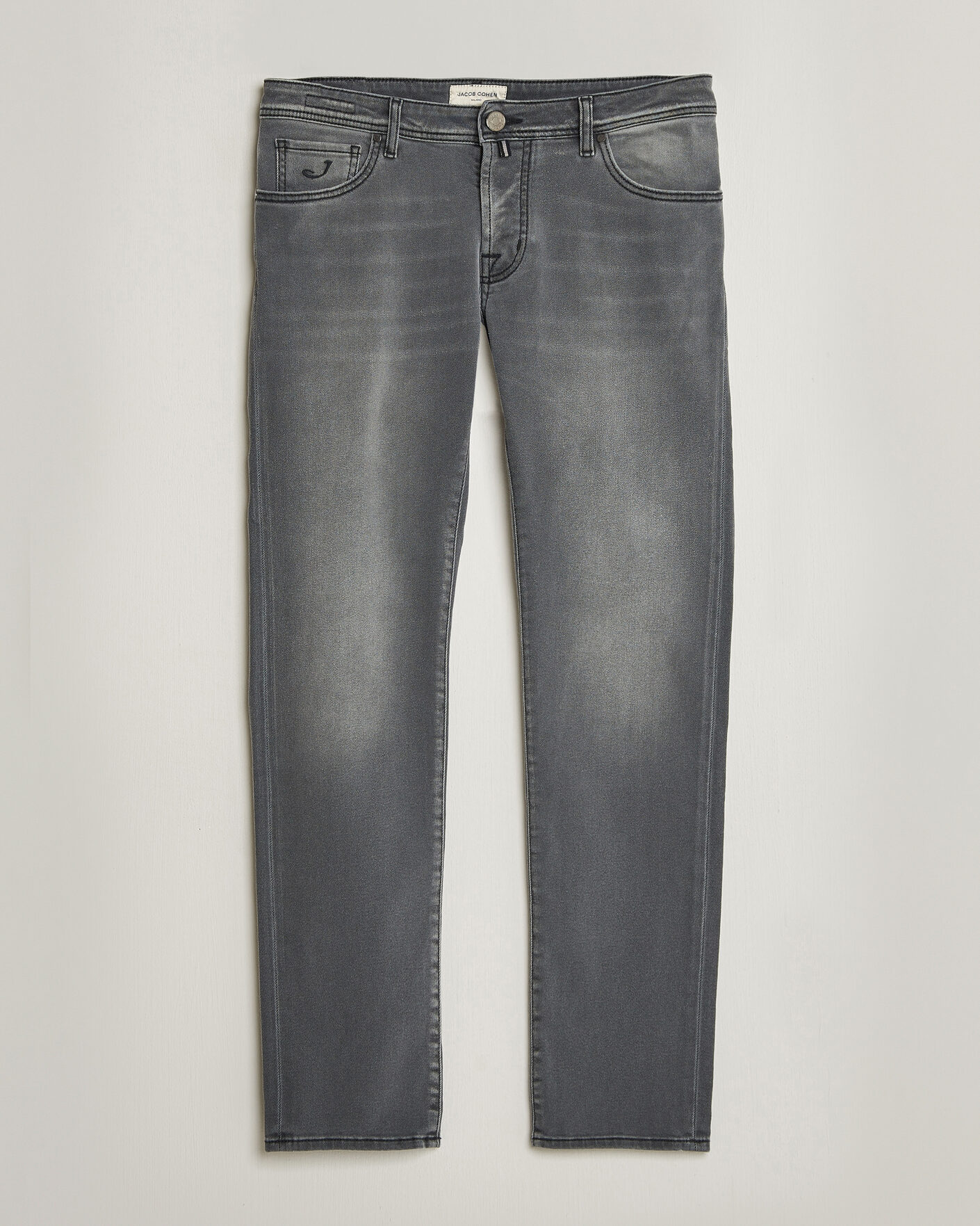 Herr | Byxor | Jacob Cohën | Nick Slim Fit Power Stretch Jeans Light Black Wash