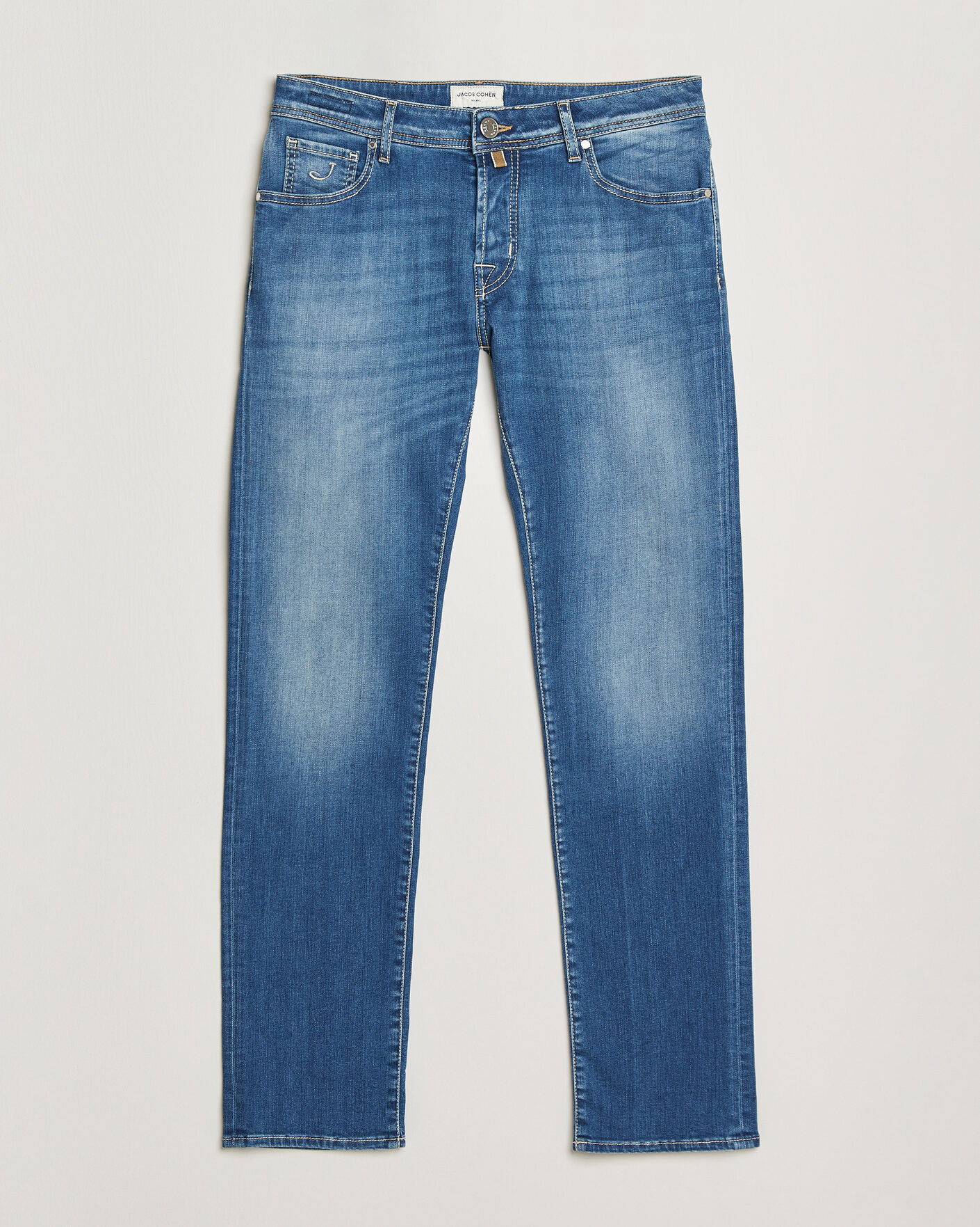 Herr | Byxor | Jacob Cohën | Nick Slim Fit Super Stretch Jeans Light Vintage