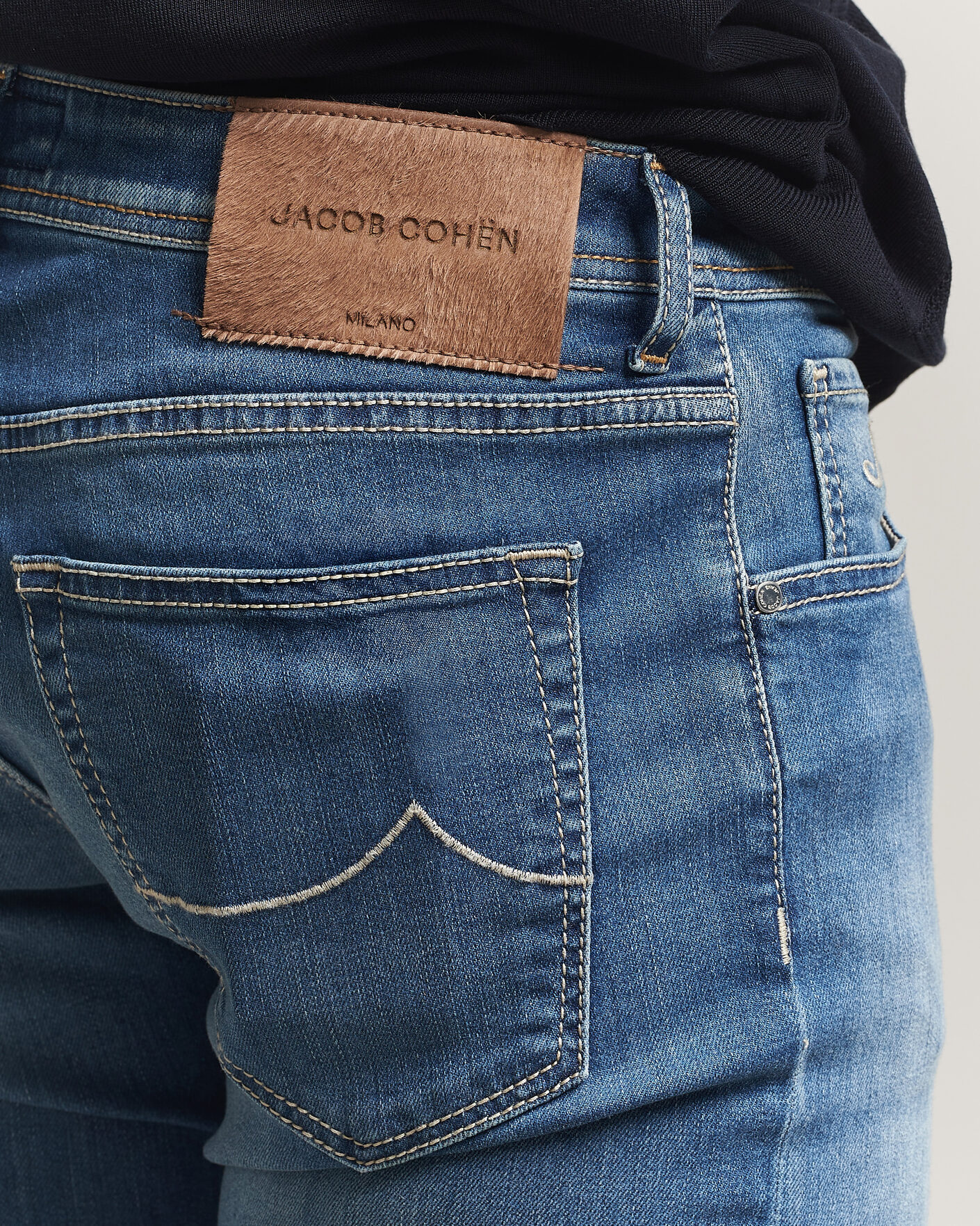 Herr | Byxor | Jacob Cohën | Nick Slim Fit Super Stretch Jeans Light Vintage