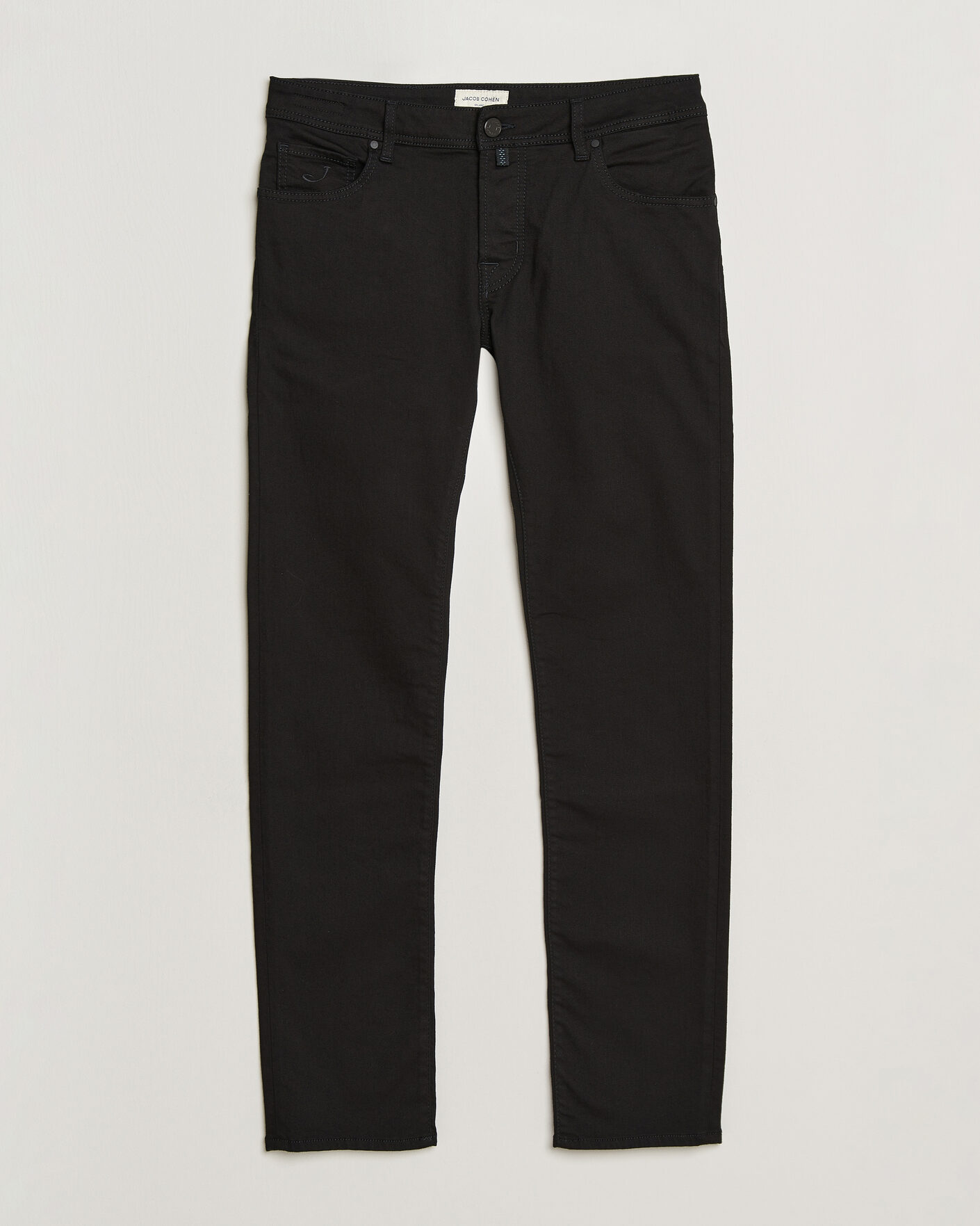 Herr | Jeans | Jacob Cohën | Nick Slim Fit Stretch Stay Black Jeans Rinse Wash