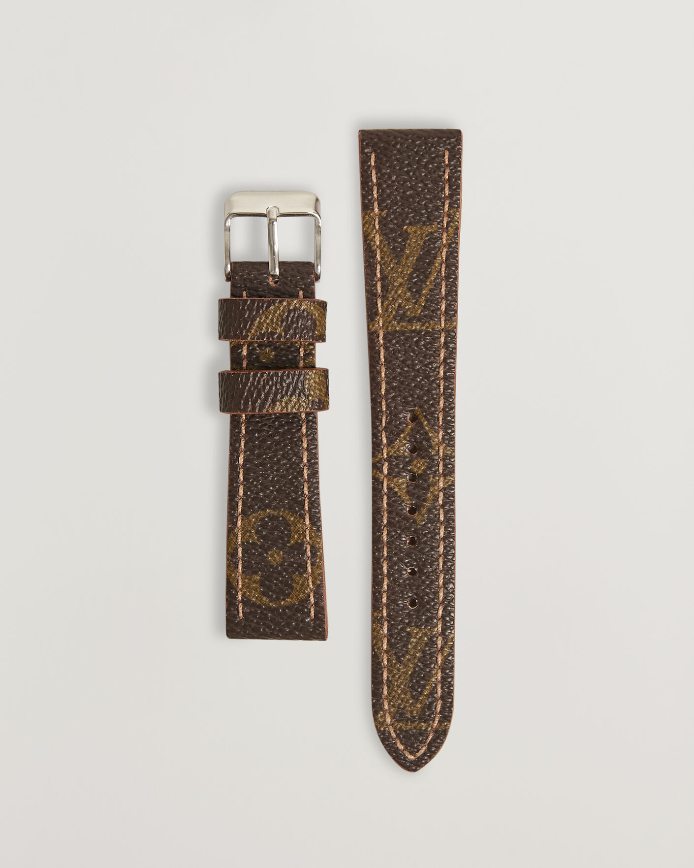 Herr | Klockarmband | Care with Carl | Watch Strap Remade Louis Vuitton 20/16 mm Monogram