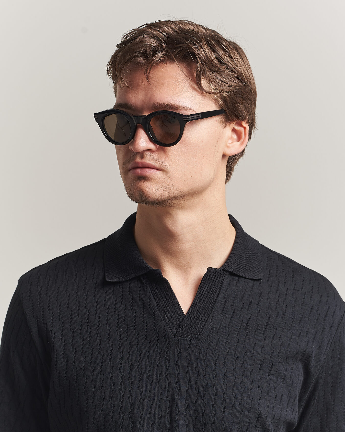 Herr | Solglasögon | Zegna | EZ0302 Sunglasses Black