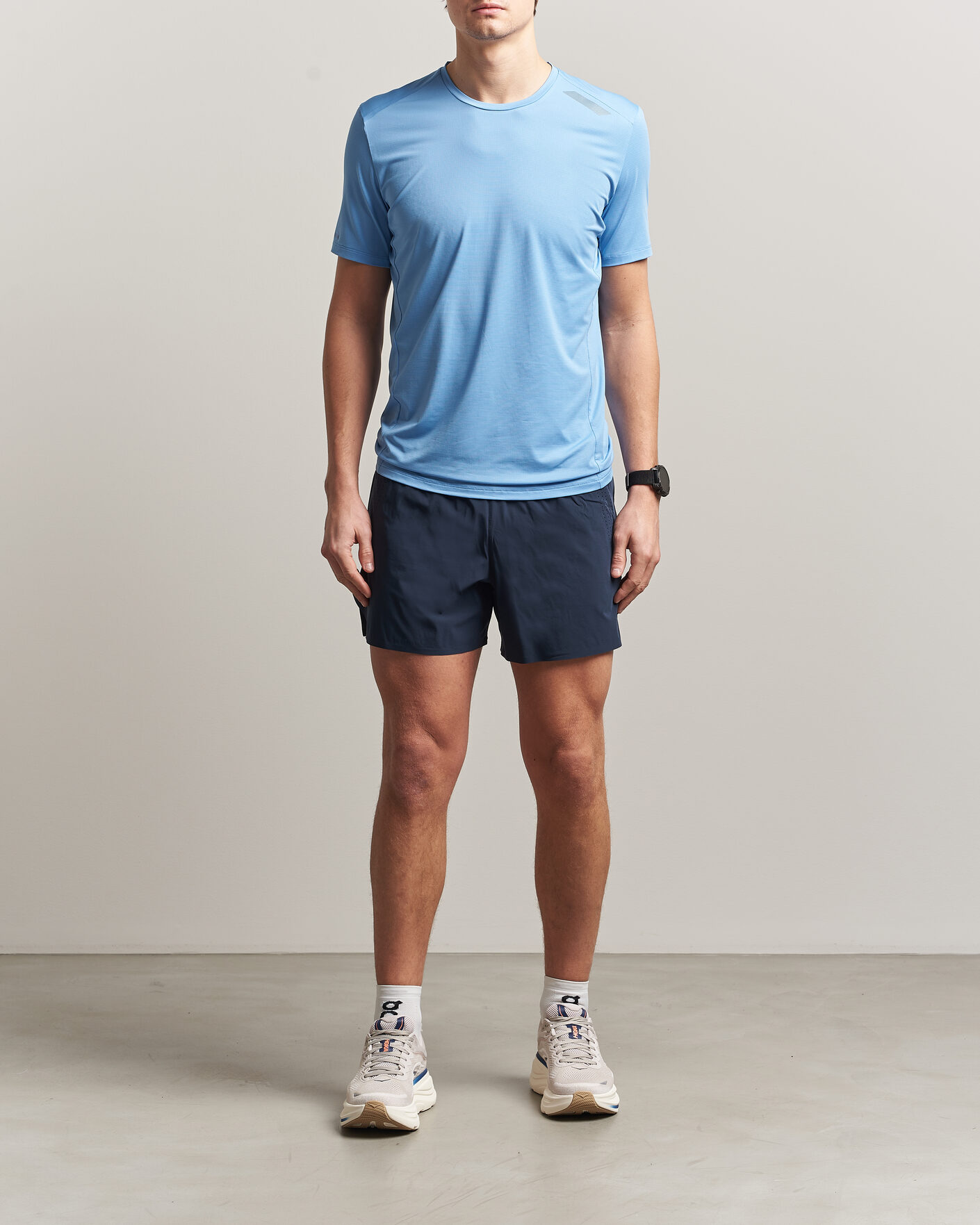 Herr | T-Shirts | SOAR Running | Tech Tee Blue