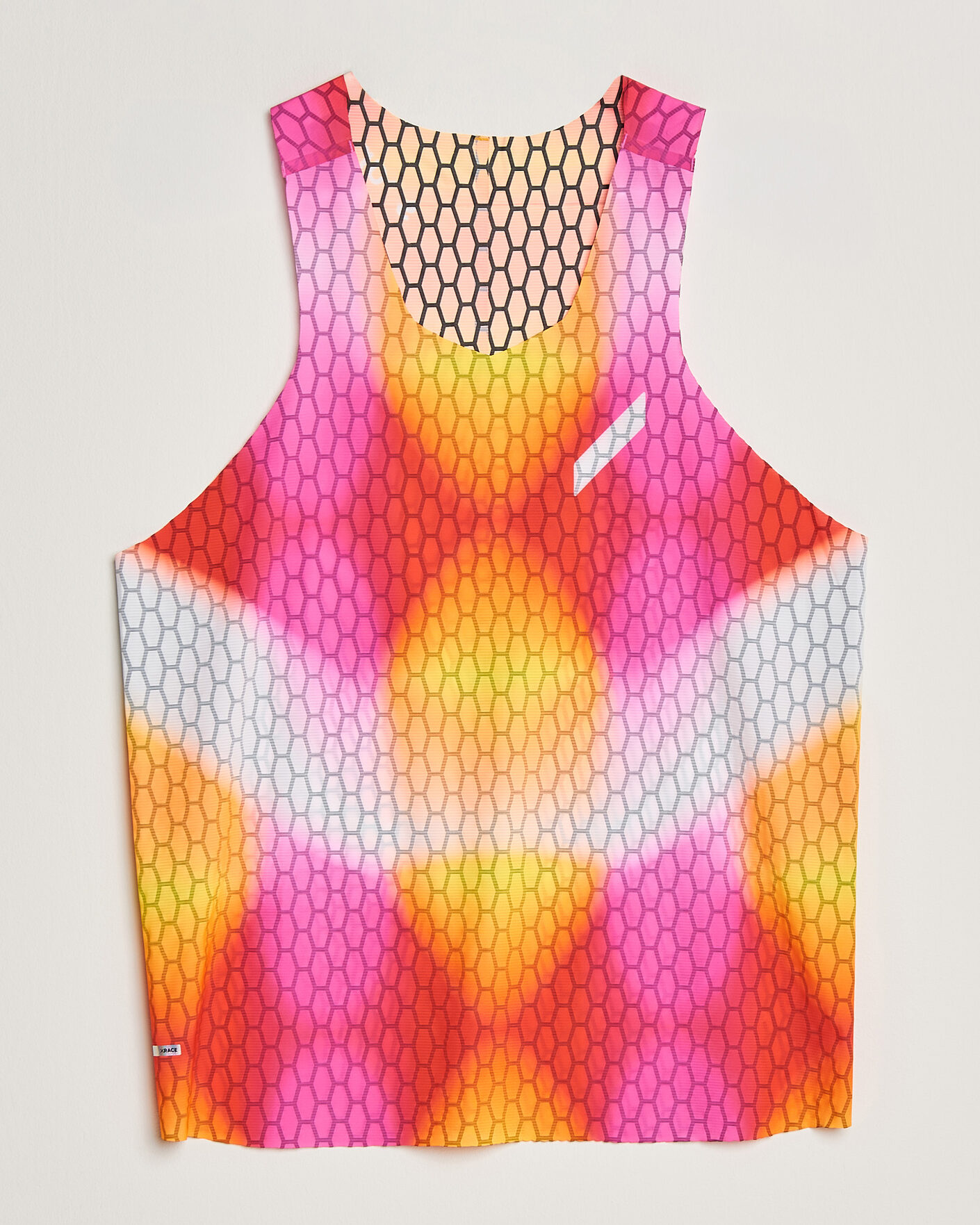 Herr | T-Shirts | SOAR Running | Graphene Race Vest Red/Orange