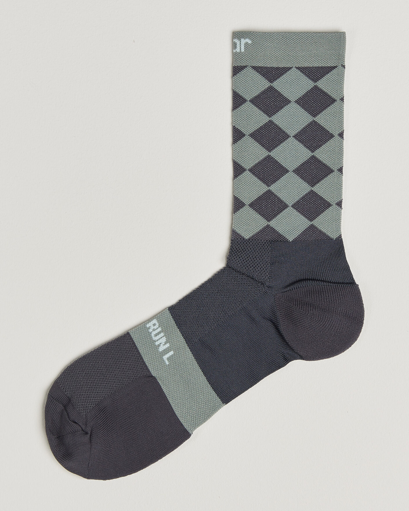 Herr | Underkläder | SOAR Running | Diamond Crew Sock Dark Grey