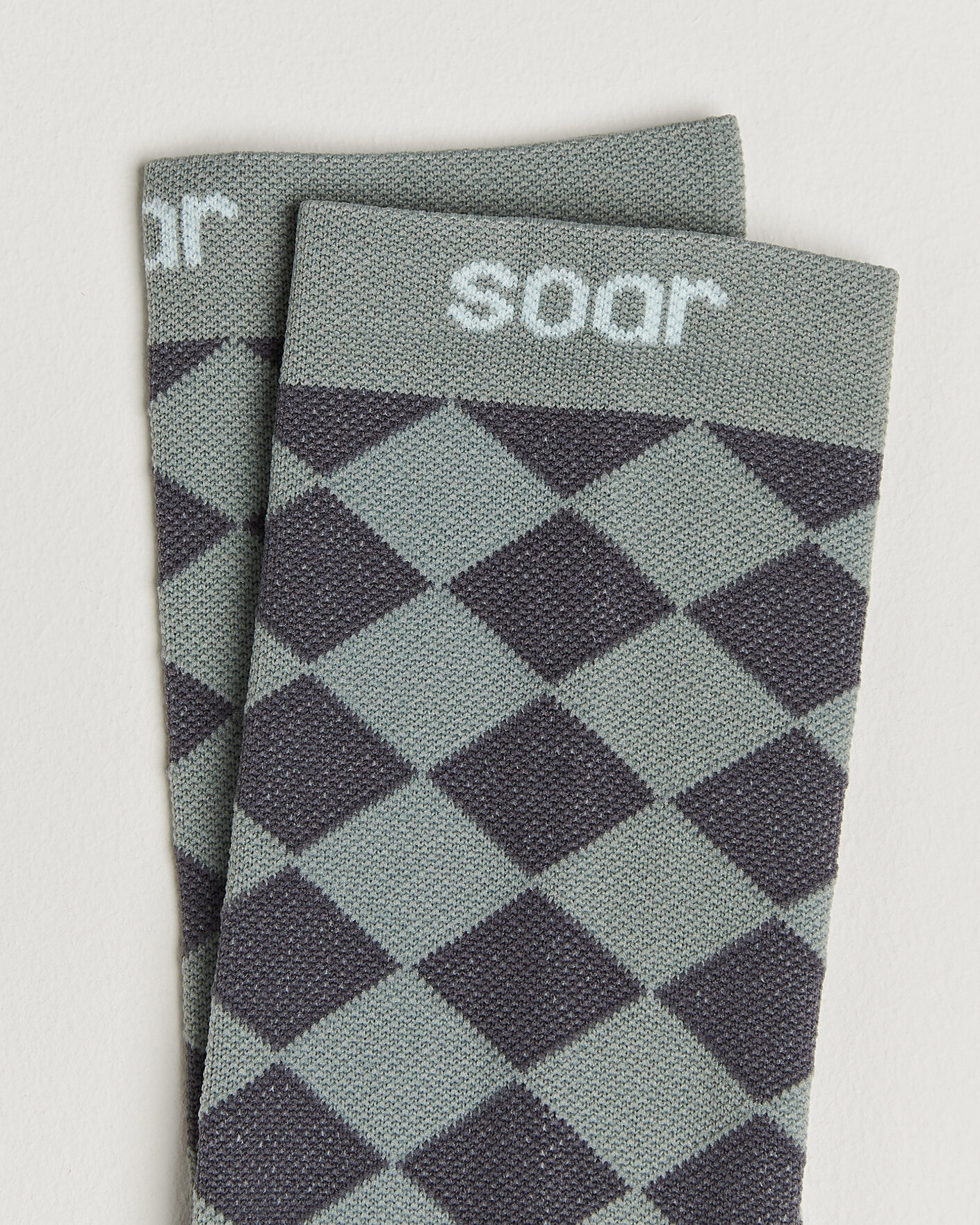 Herr | Underkläder | SOAR Running | Diamond Crew Sock Dark Grey