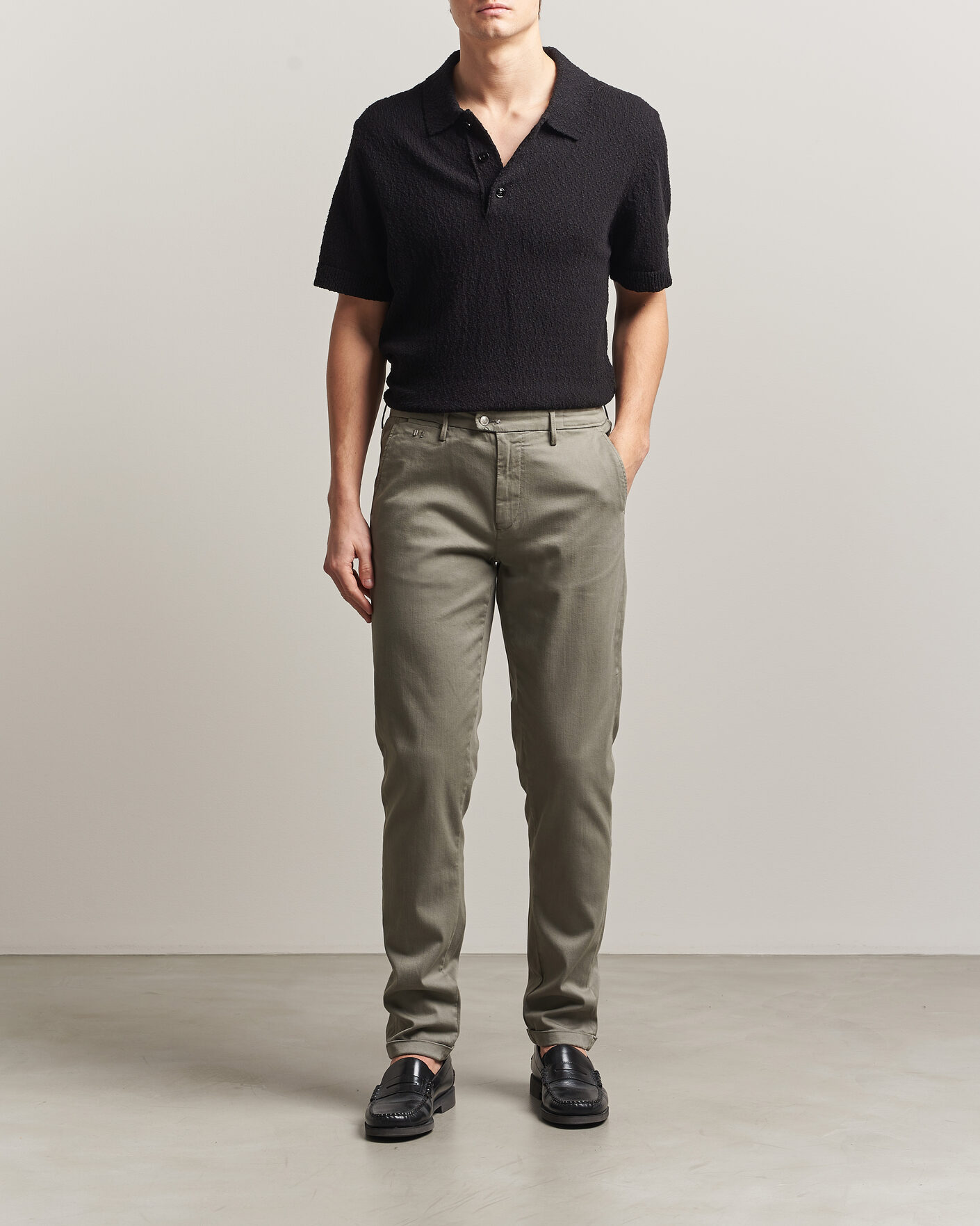 Herr | Byxor | Tramarossa | Luis Superstrech Cotton Chino Aloe