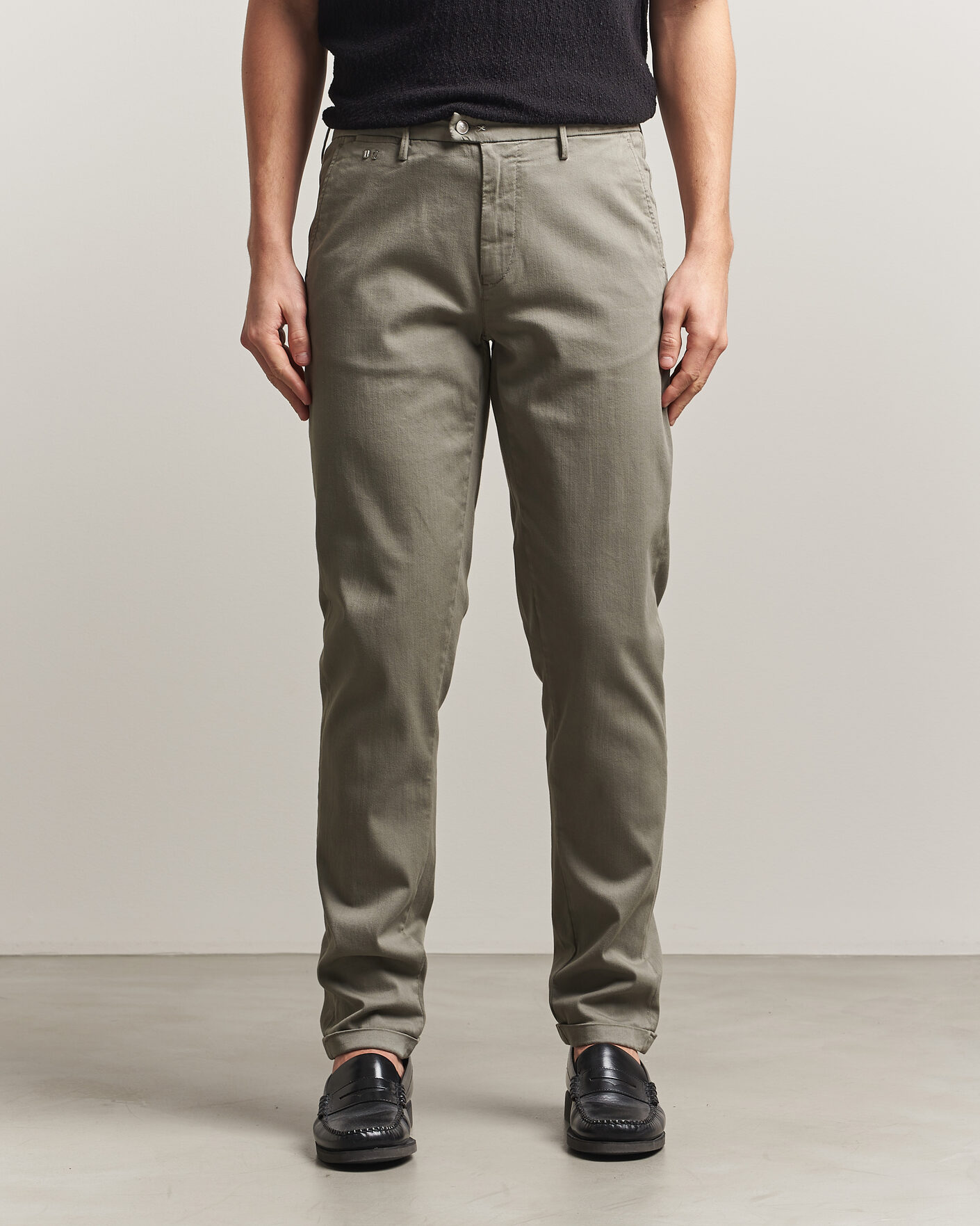 Herr | Byxor | Tramarossa | Luis Superstrech Cotton Chino Aloe