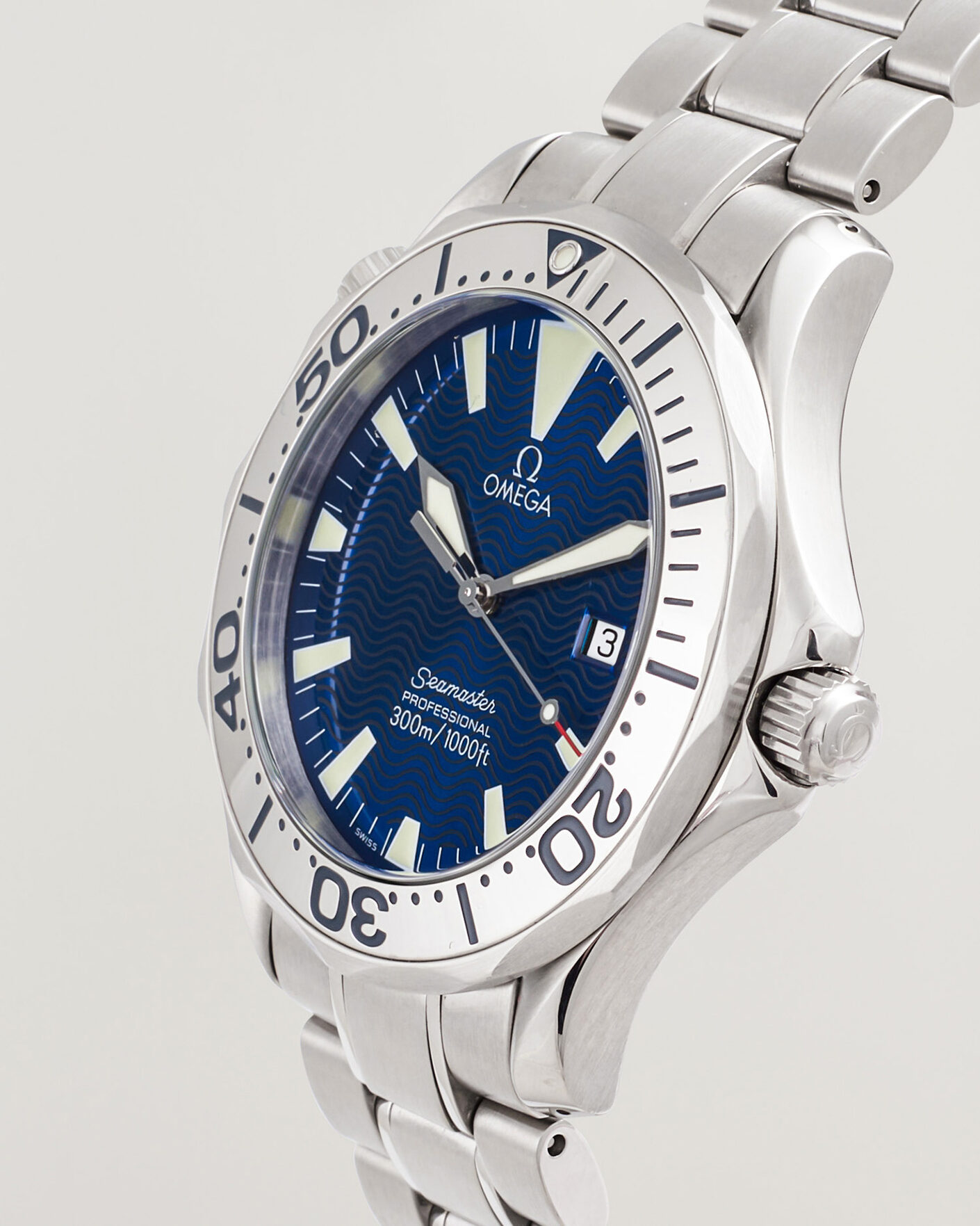 Herr | Pre-Owned & Vintage Watches | Omega Pre-Owned | Seamaster 300M SMP Electric Blue 