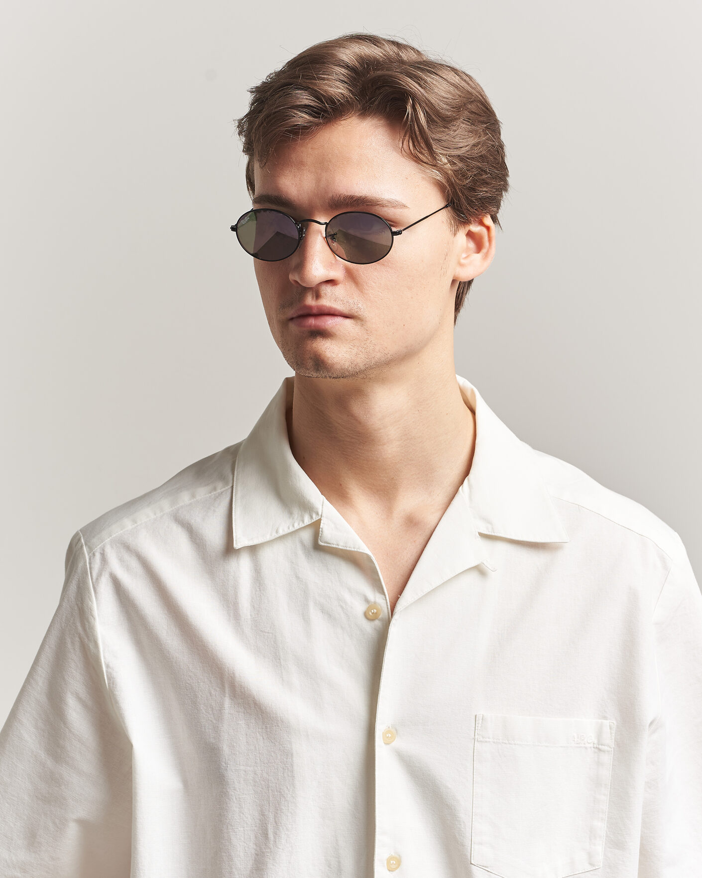 Herr | Solglasögon | Ray-Ban | Oval Sunglasses Black