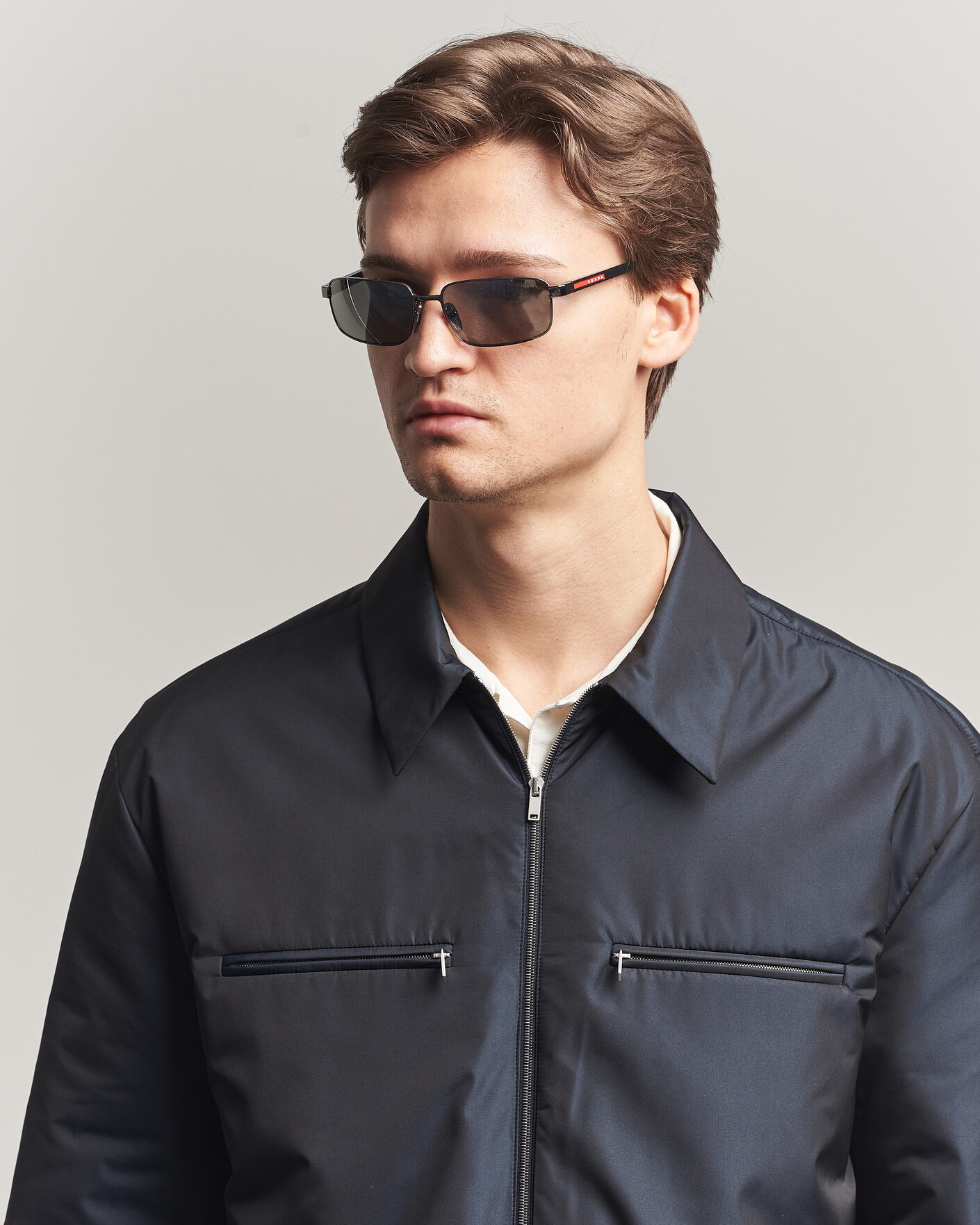 Herr | Solglasögon | Prada Linea Rossa | 0PS B54S Sunglasses Metal Grey