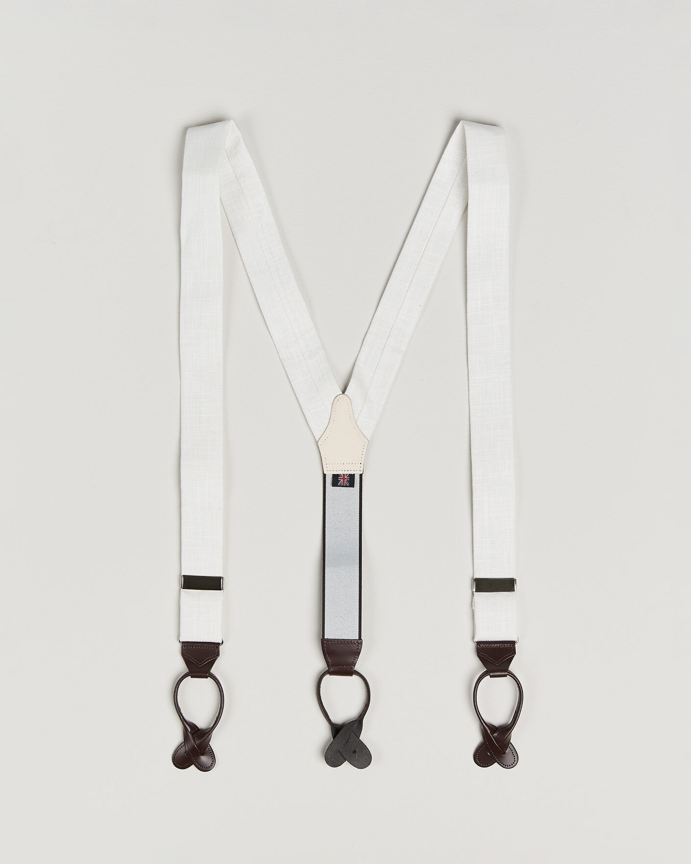 Herr | Hängslen | Albert Thurston | Linen Braces Ivory