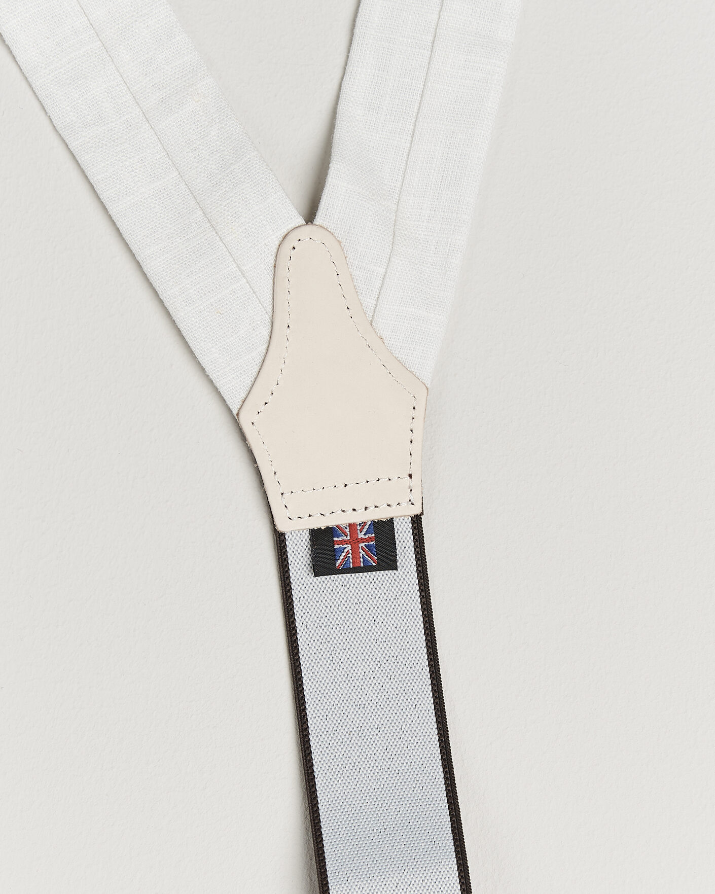 Herr | Hängslen | Albert Thurston | Linen Braces Ivory