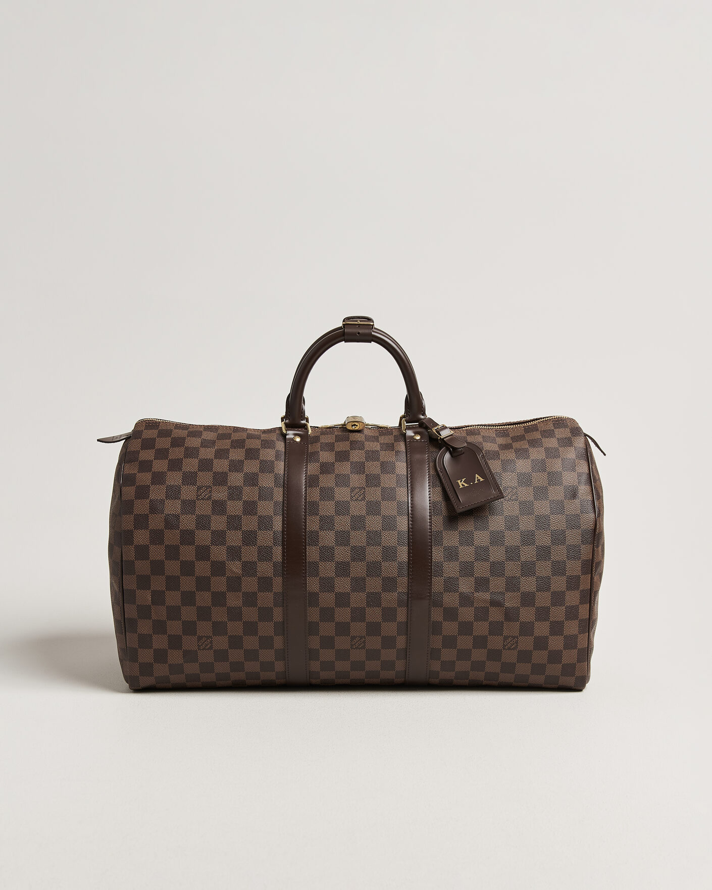 Herr | Pre-Owned & Vintage Bags | Louis Vuitton Pre-Owned | Keepall 50 Damier Ebene