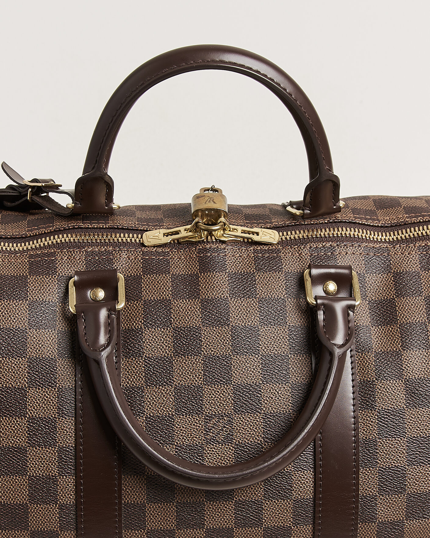 Herr | Pre-Owned & Vintage Bags | Louis Vuitton Pre-Owned | Keepall 50 Damier Ebene
