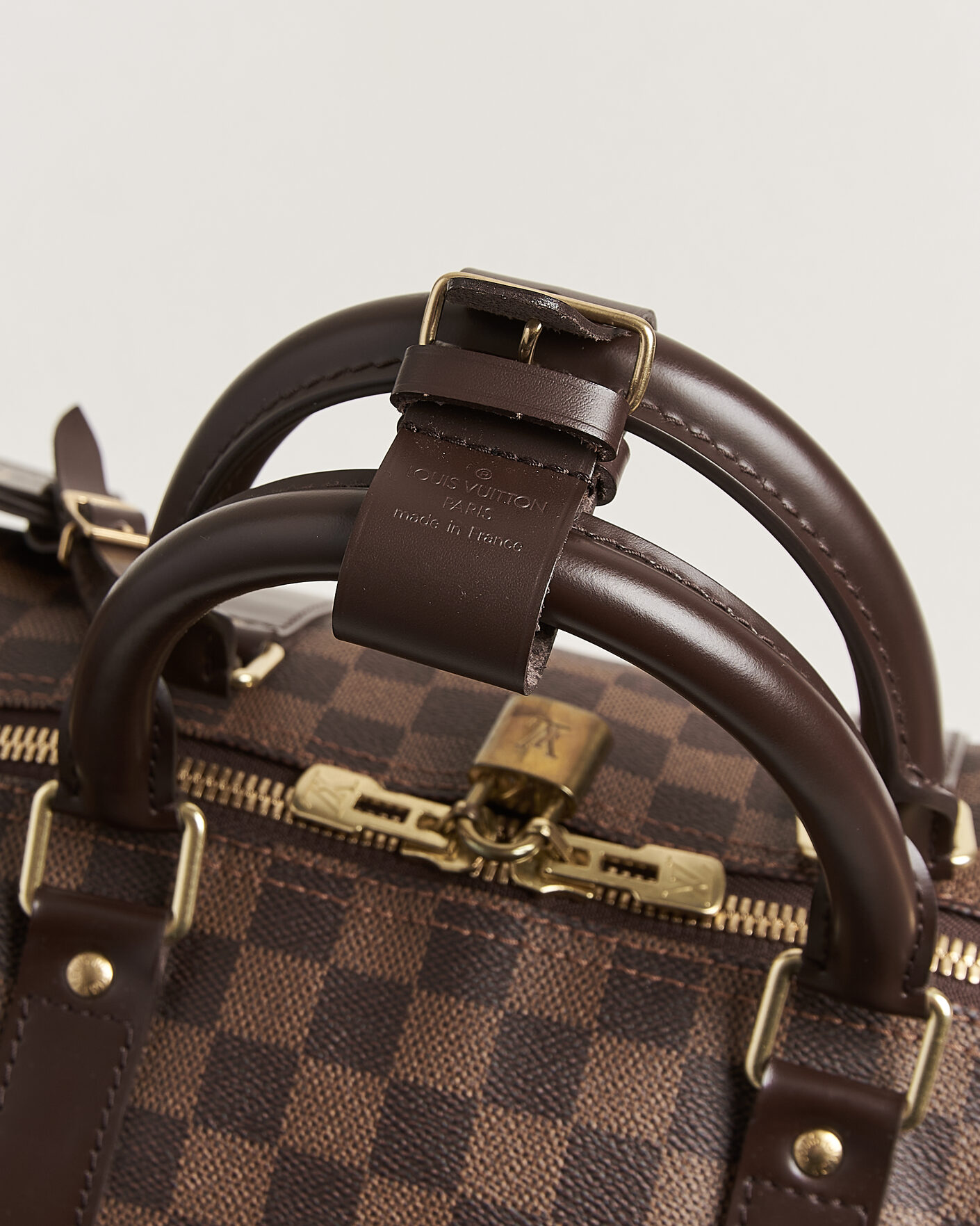 Herr | Pre-Owned & Vintage Bags | Louis Vuitton Pre-Owned | Keepall 50 Damier Ebene
