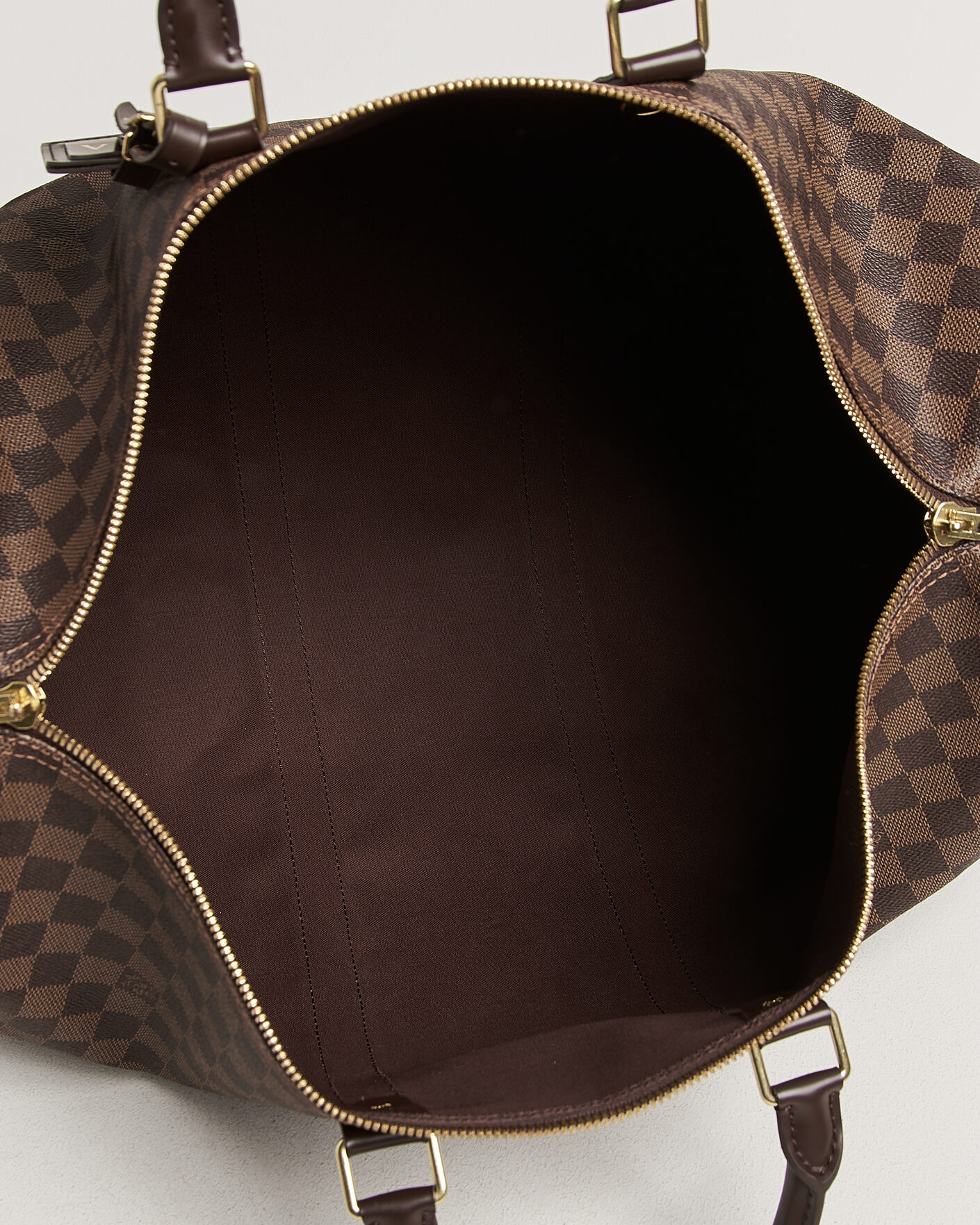 Herr | Pre-Owned & Vintage Bags | Louis Vuitton Pre-Owned | Keepall 50 Damier Ebene