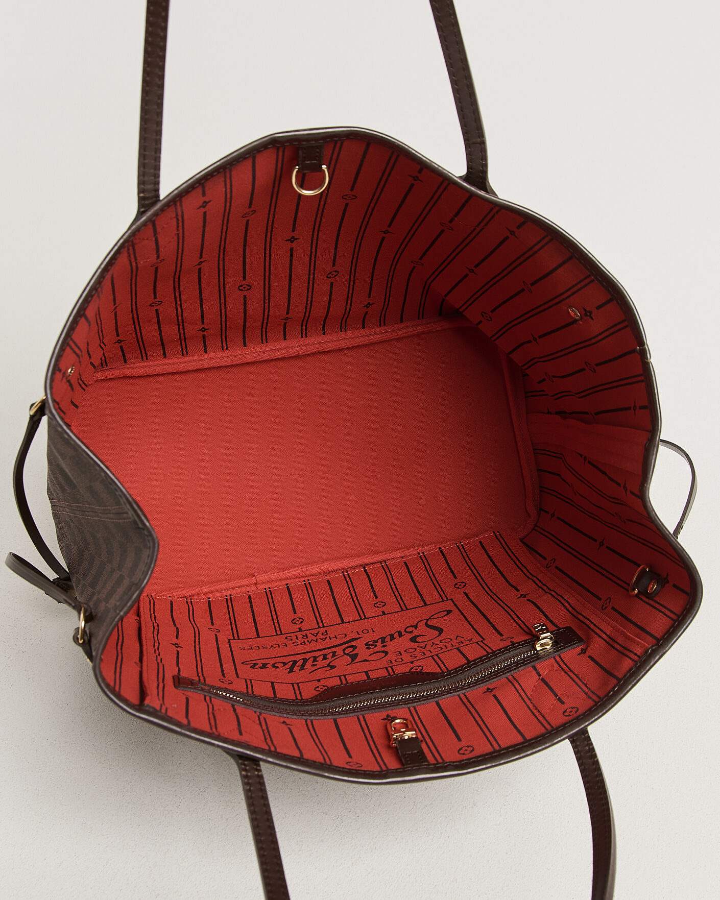 Herr | Pre-Owned & Vintage Bags | Louis Vuitton Pre-Owned | Neverfull MM Damier Ebene