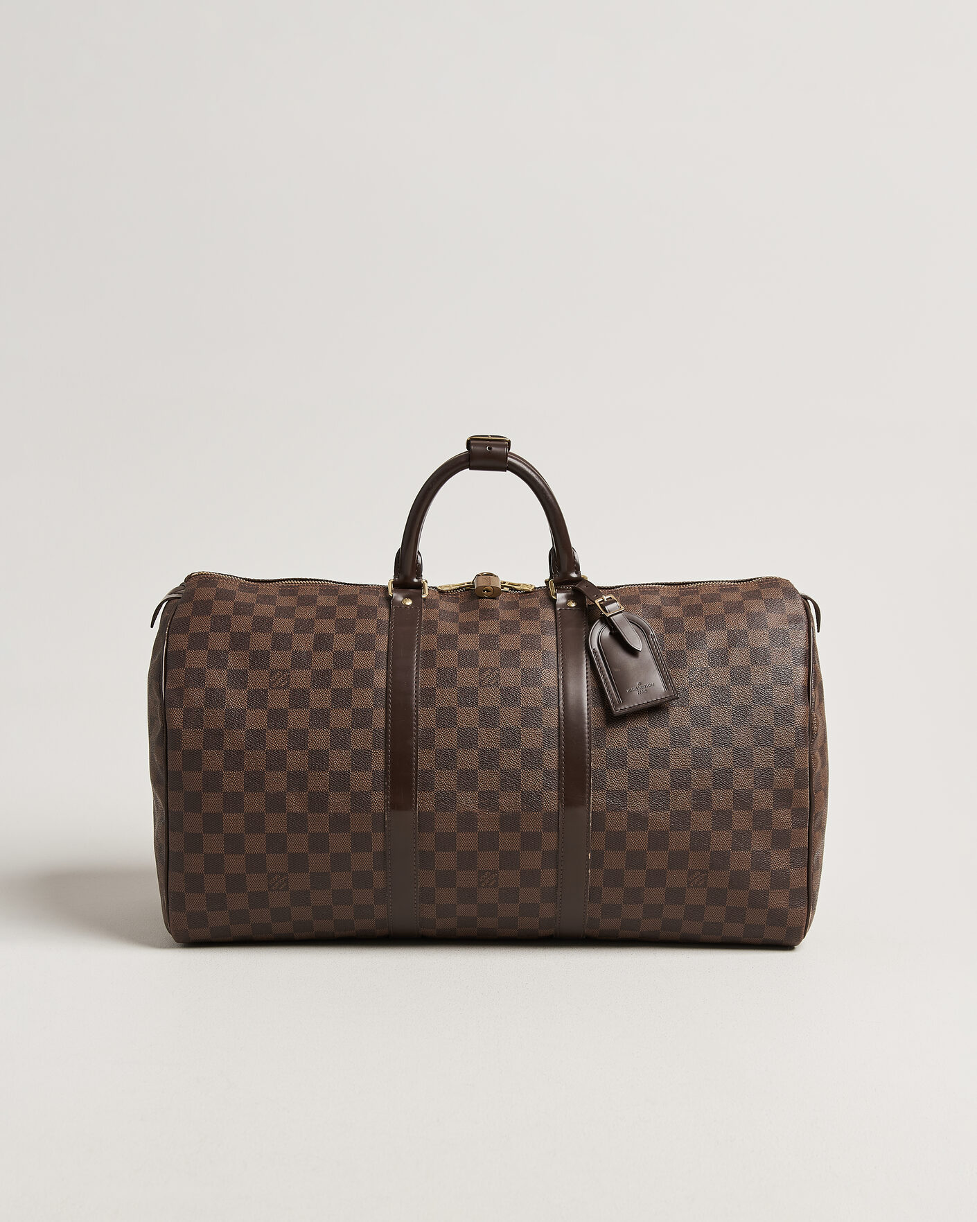 Herr | Pre-Owned & Vintage Bags | Louis Vuitton Pre-Owned | Keepall 50 Damier Ebene