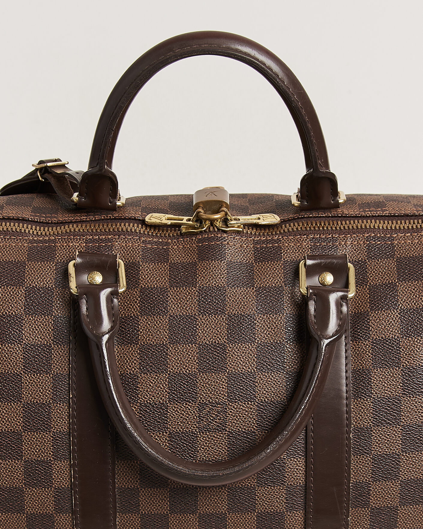 Herr | Pre-Owned & Vintage Bags | Louis Vuitton Pre-Owned | Keepall 50 Damier Ebene