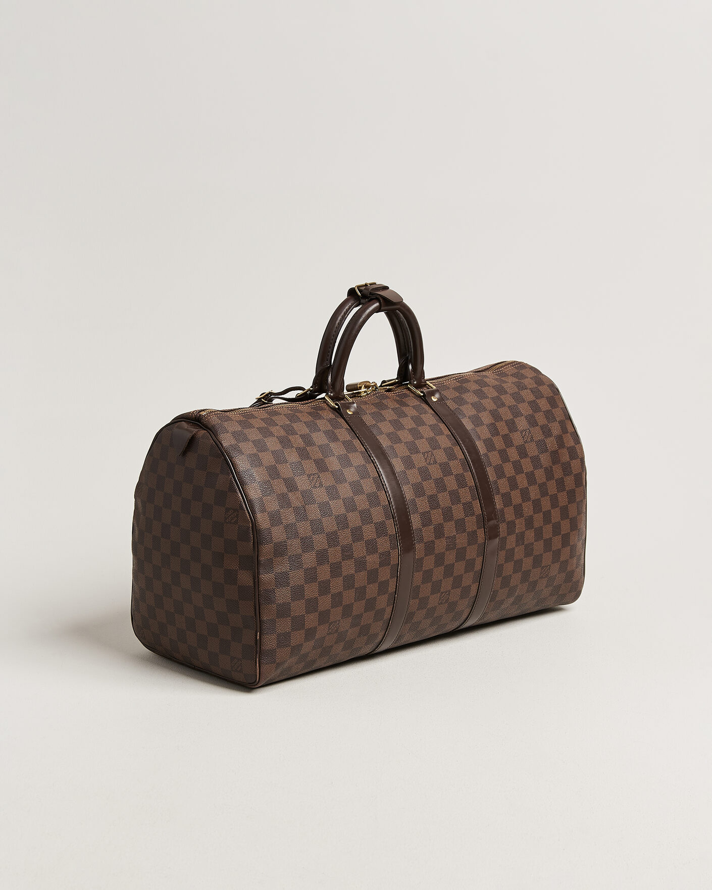 Herr | Pre-Owned & Vintage Bags | Louis Vuitton Pre-Owned | Keepall 50 Damier Ebene
