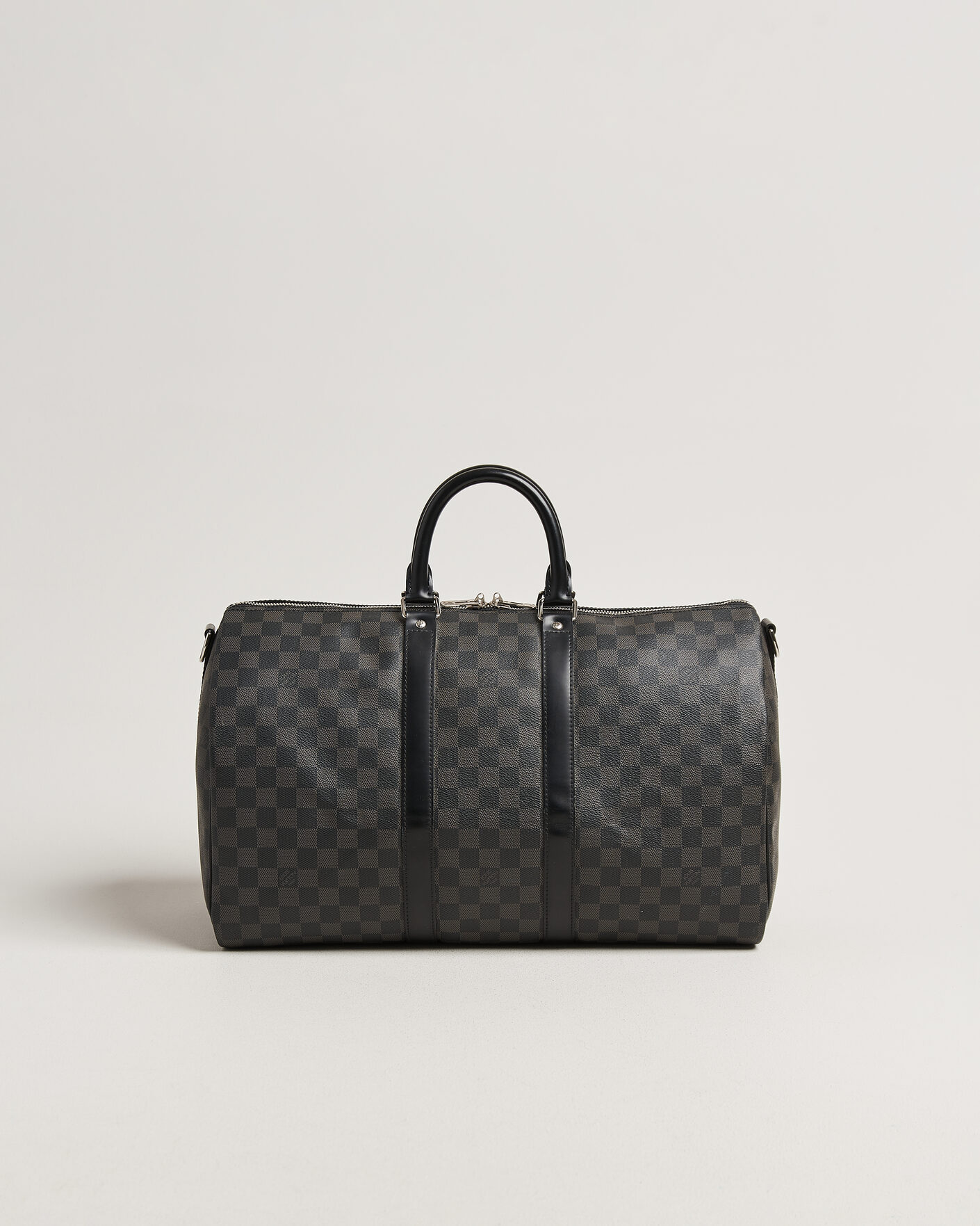 Herr | Pre-Owned & Vintage Bags | Louis Vuitton Pre-Owned | Keepall Bandouliére 45 Damier Graphite