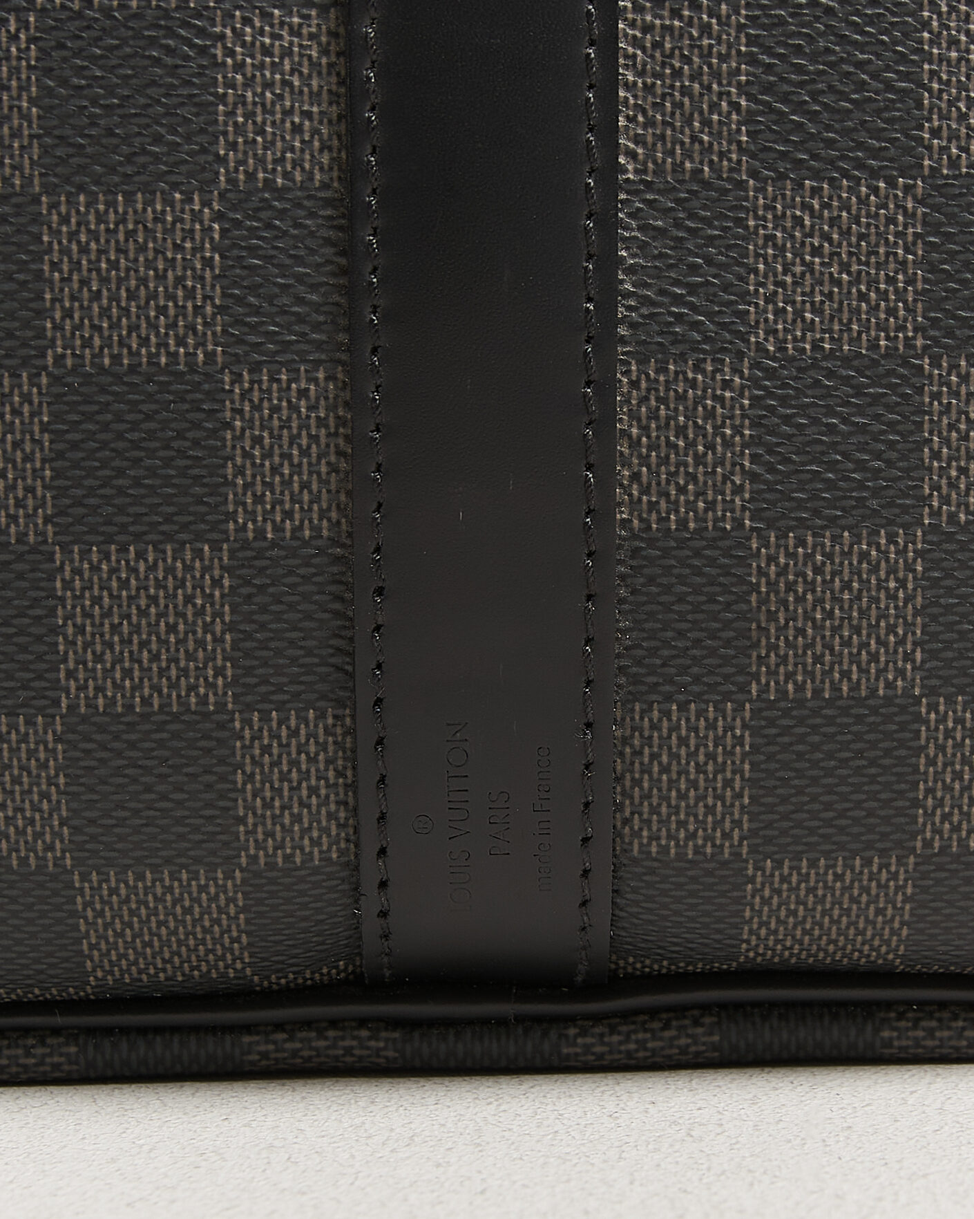 Herr | Pre-Owned & Vintage Bags | Louis Vuitton Pre-Owned | Keepall Bandouliére 45 Damier Graphite