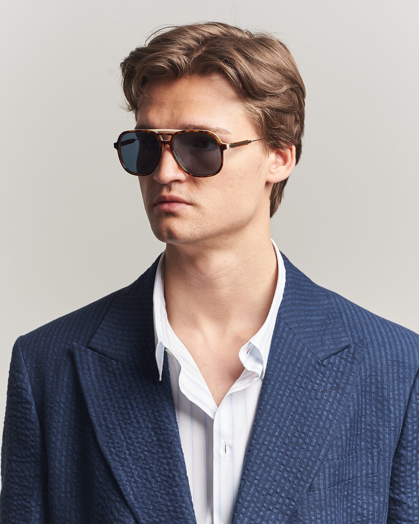 Herr | Solglasögon | Brunello Cucinelli | 0BC4022S Sunglasses Havana Sigaro