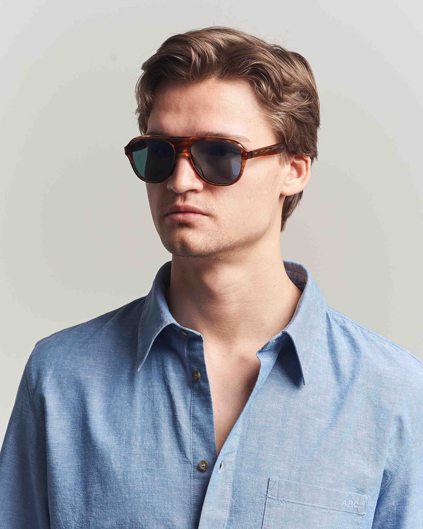 Herr | Solglasögon | Oliver Peoples | Paul Newman Sunglasses Dark Amber
