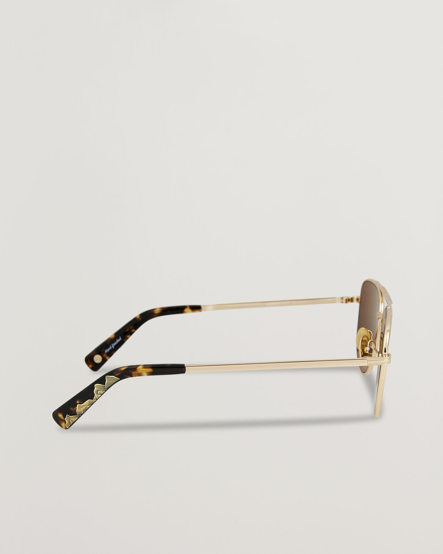 Herr | Solglasögon | Garrett Leight | El Capitan Sunglasses Gold
