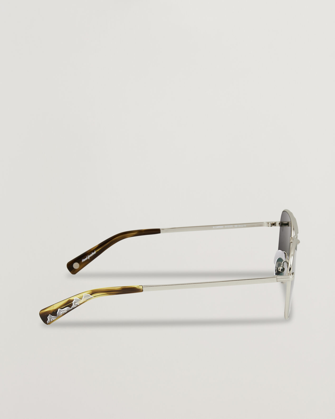 Herr | Solglasögon | Garrett Leight | El Capitan Sunglasses Silver