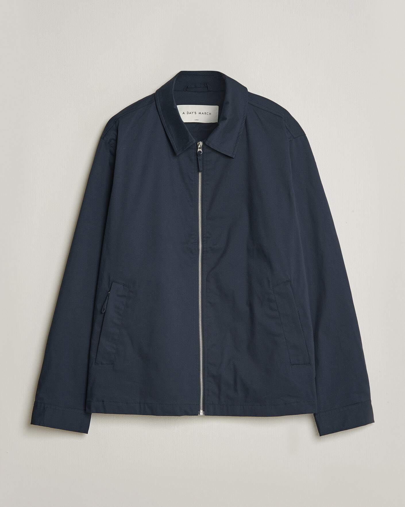 Herr | Jackor | A Day's March | Garland Cotton Jacket Navy