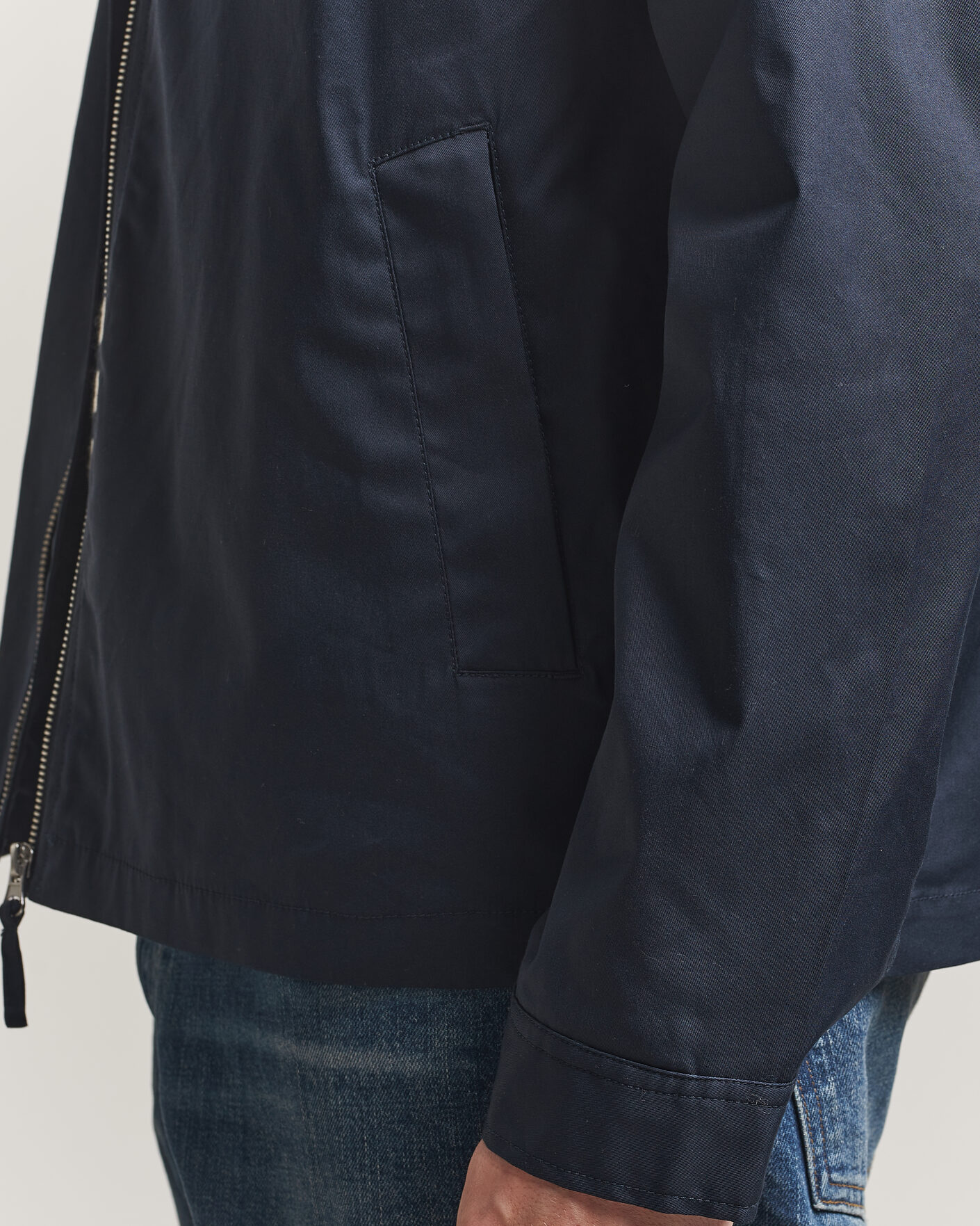 Herr | Jackor | A Day's March | Garland Cotton Jacket Navy