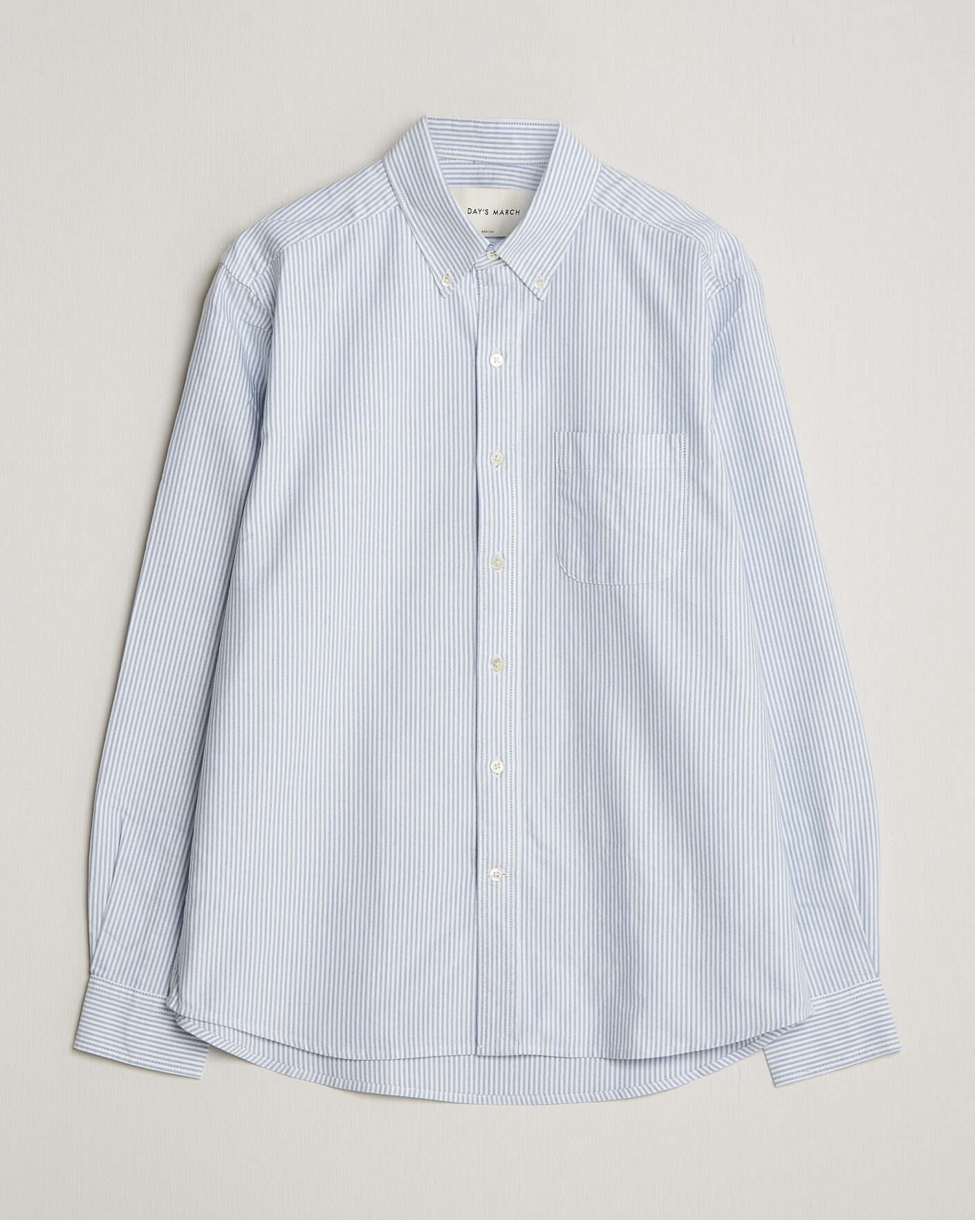 Herr | Skjortor | A Day's March | Original Oxford Shirt Blue/White