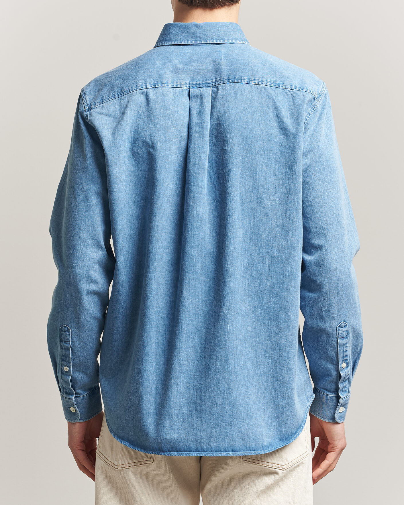 Herr | Skjortor | A Day's March | Original Denim Shirt Light Blue