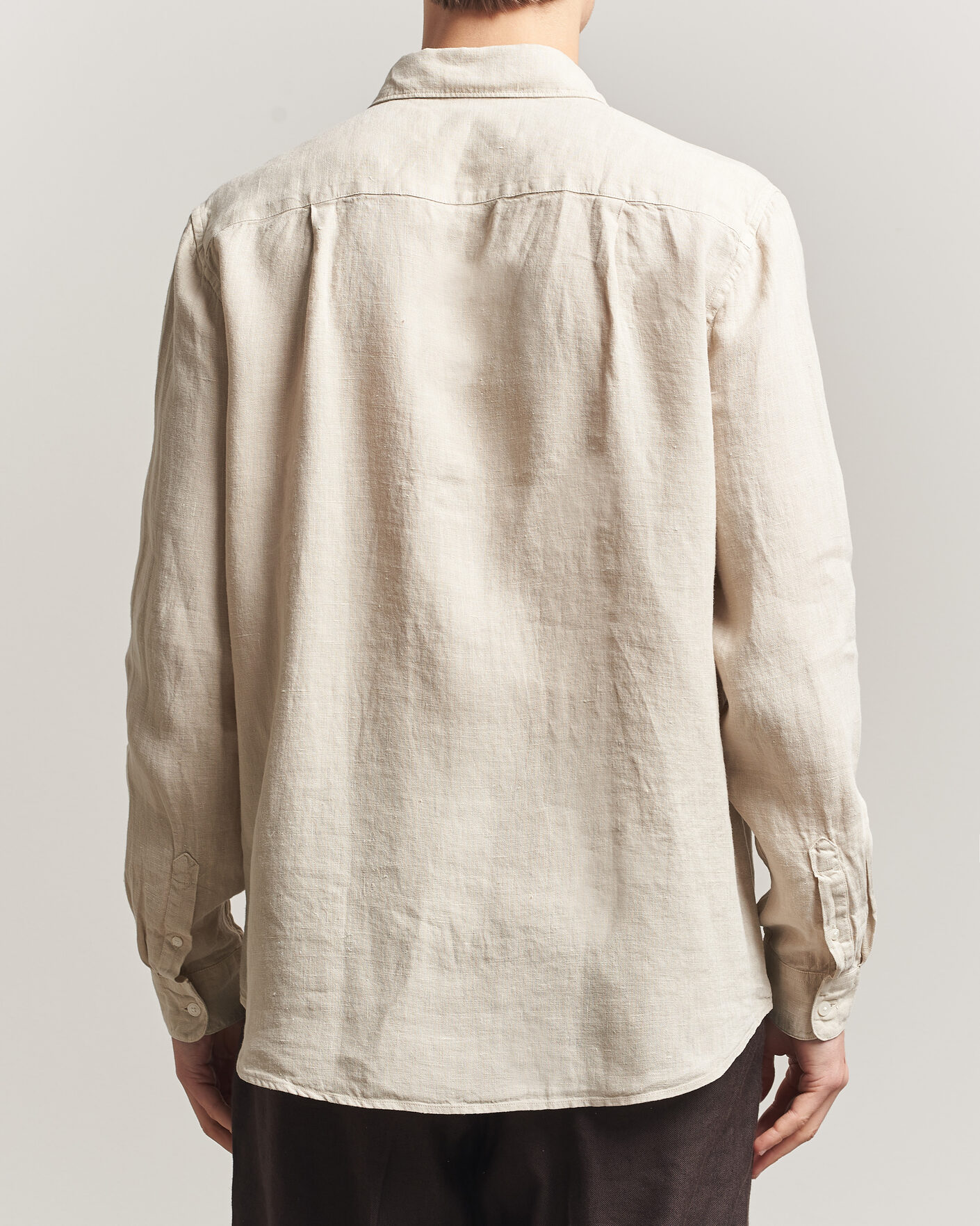 Herr | Skjortor | A Day's March | Daintree Linen Shirt Moonstruck