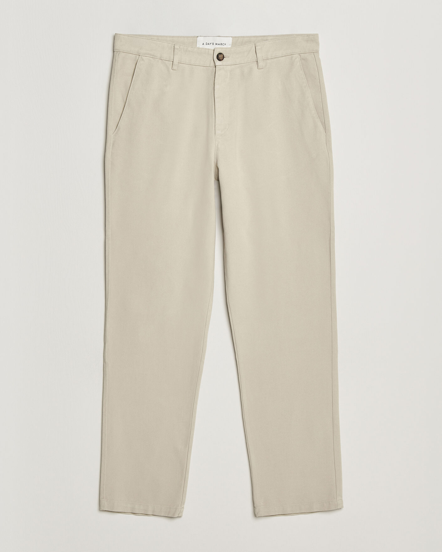 Herr | Byxor | A Day's March | Miller Cotton Lyocell Trousers Light Khaki