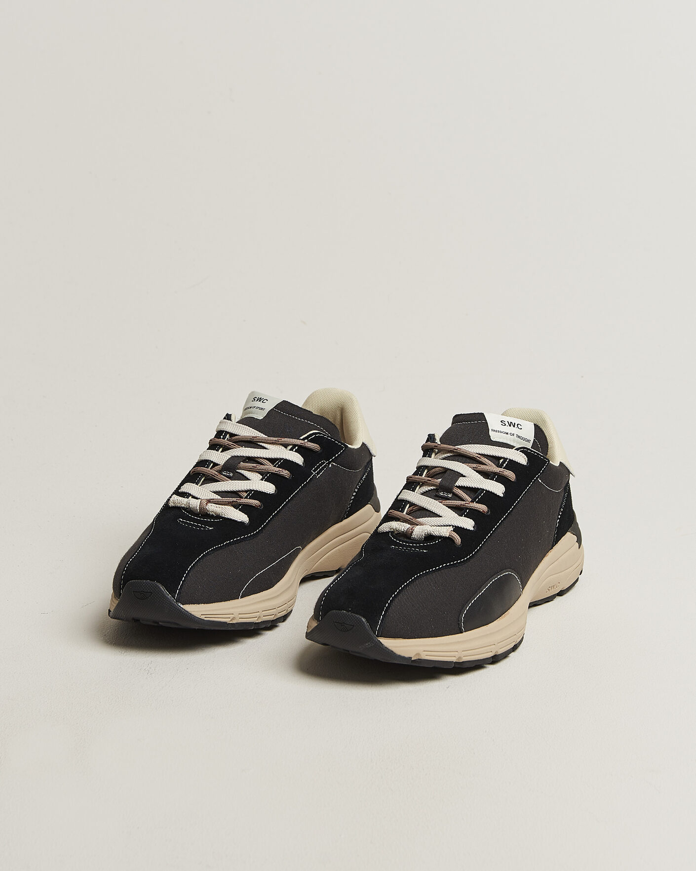 Herr | Sneakers | Stepney Workers Club | Legion Suede Twill Sneaker Black