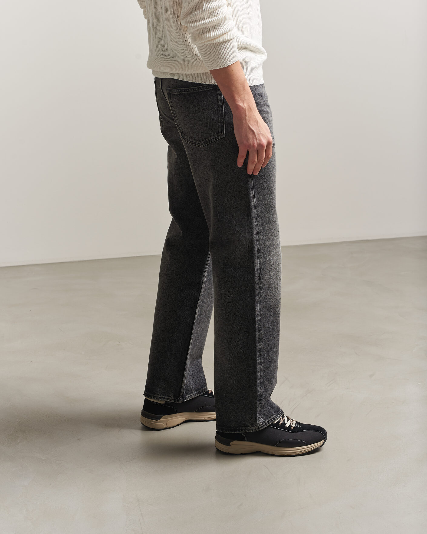 Herr | Sneakers | Stepney Workers Club | Legion Suede Twill Sneaker Black