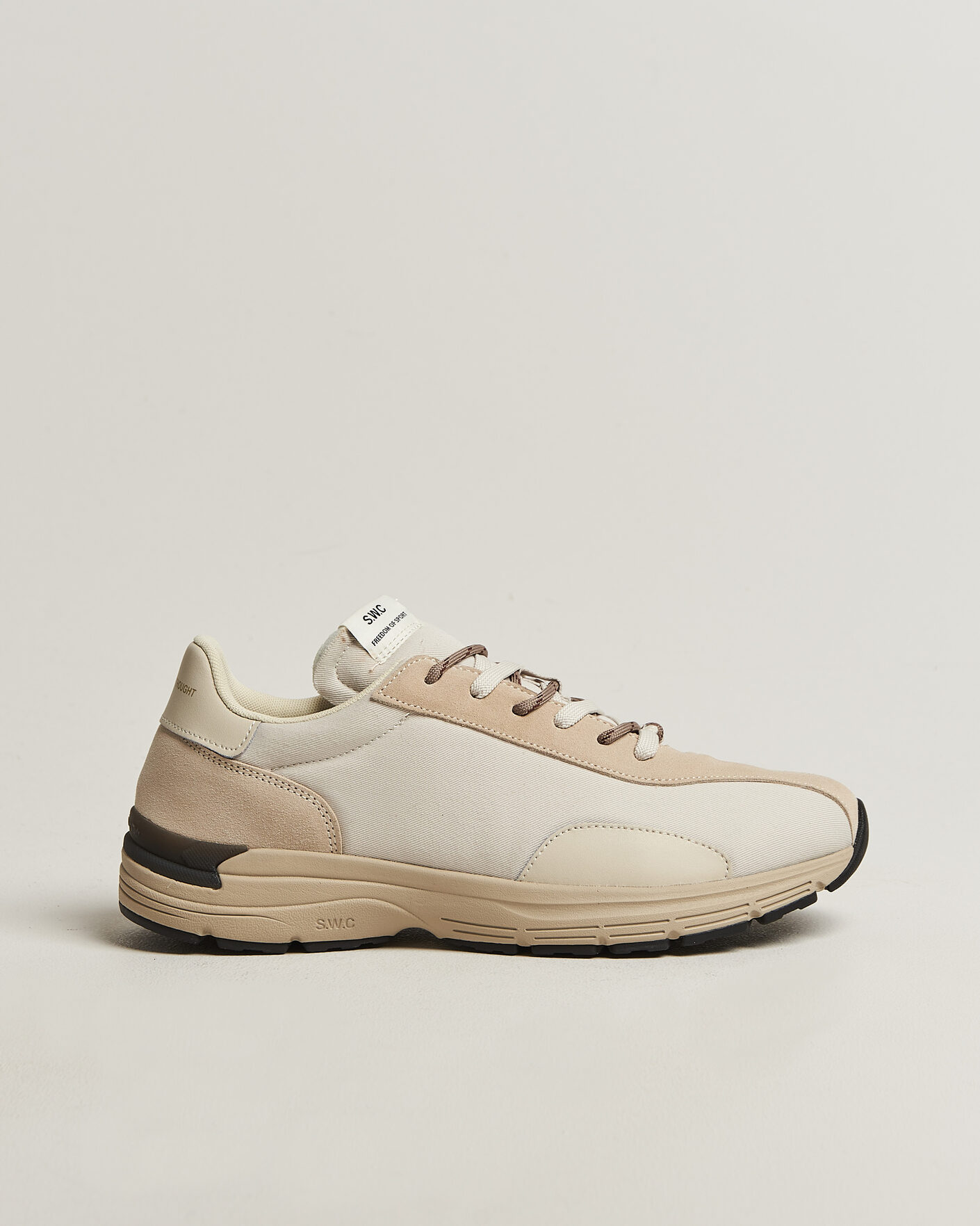 Herr | Sneakers | Stepney Workers Club | Legion Suede Twill Sneaker Oat