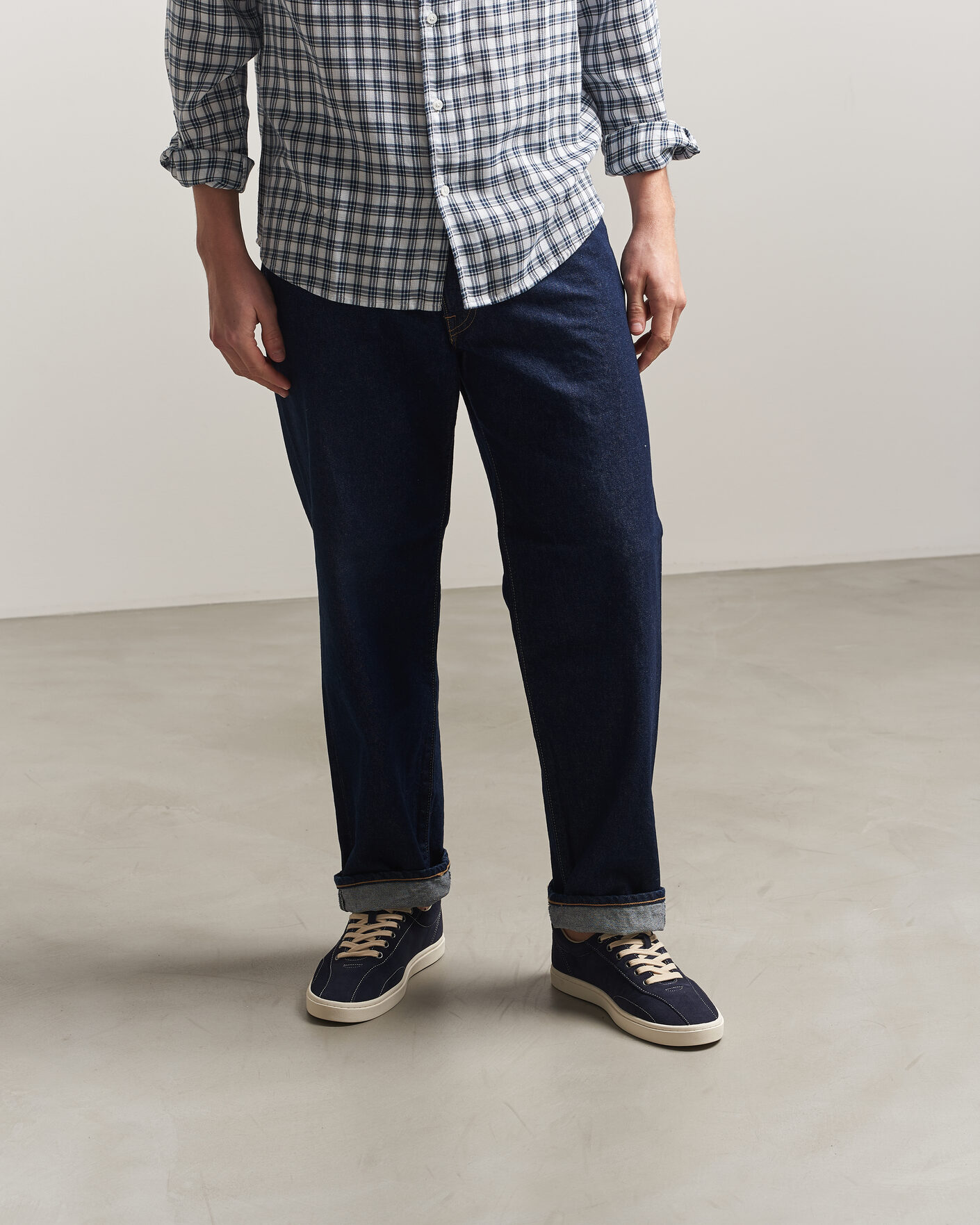 Herr | Sneakers | Stepney Workers Club | Surma Suede Sneaker Navy