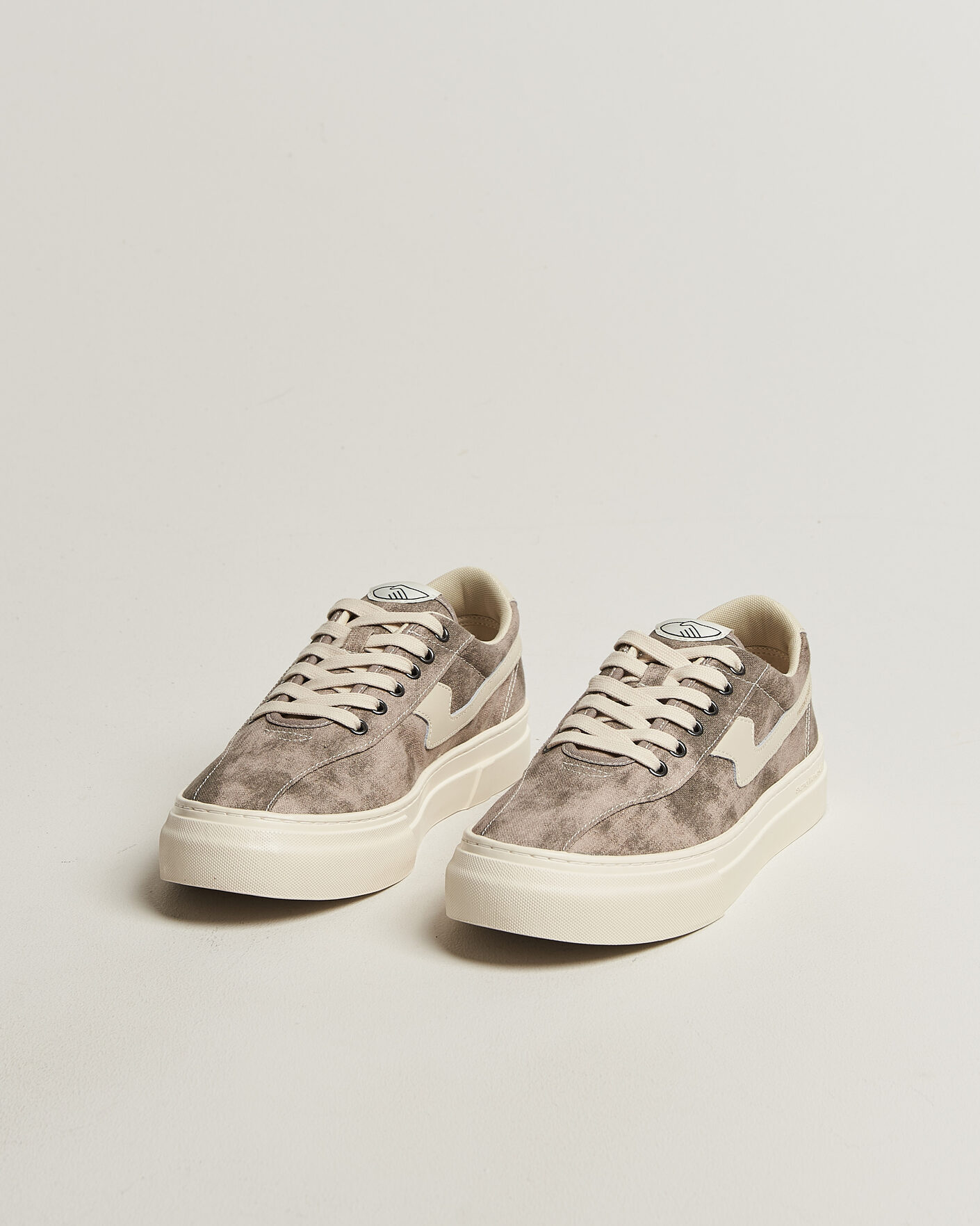 Herr | Sneakers | Stepney Workers Club | Dellow S-Strike Sunfade Canvas Sneaker Earth Grey