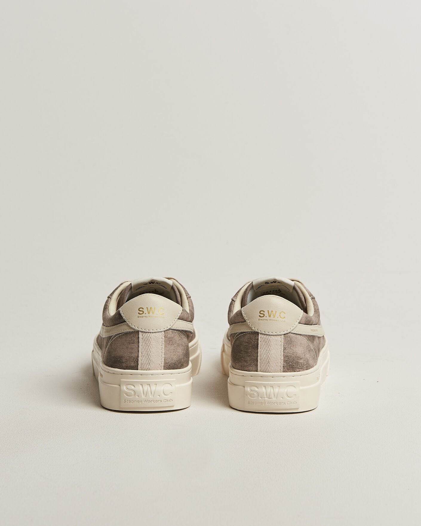 Herr | Sneakers | Stepney Workers Club | Dellow S-Strike Sunfade Canvas Sneaker Earth Grey